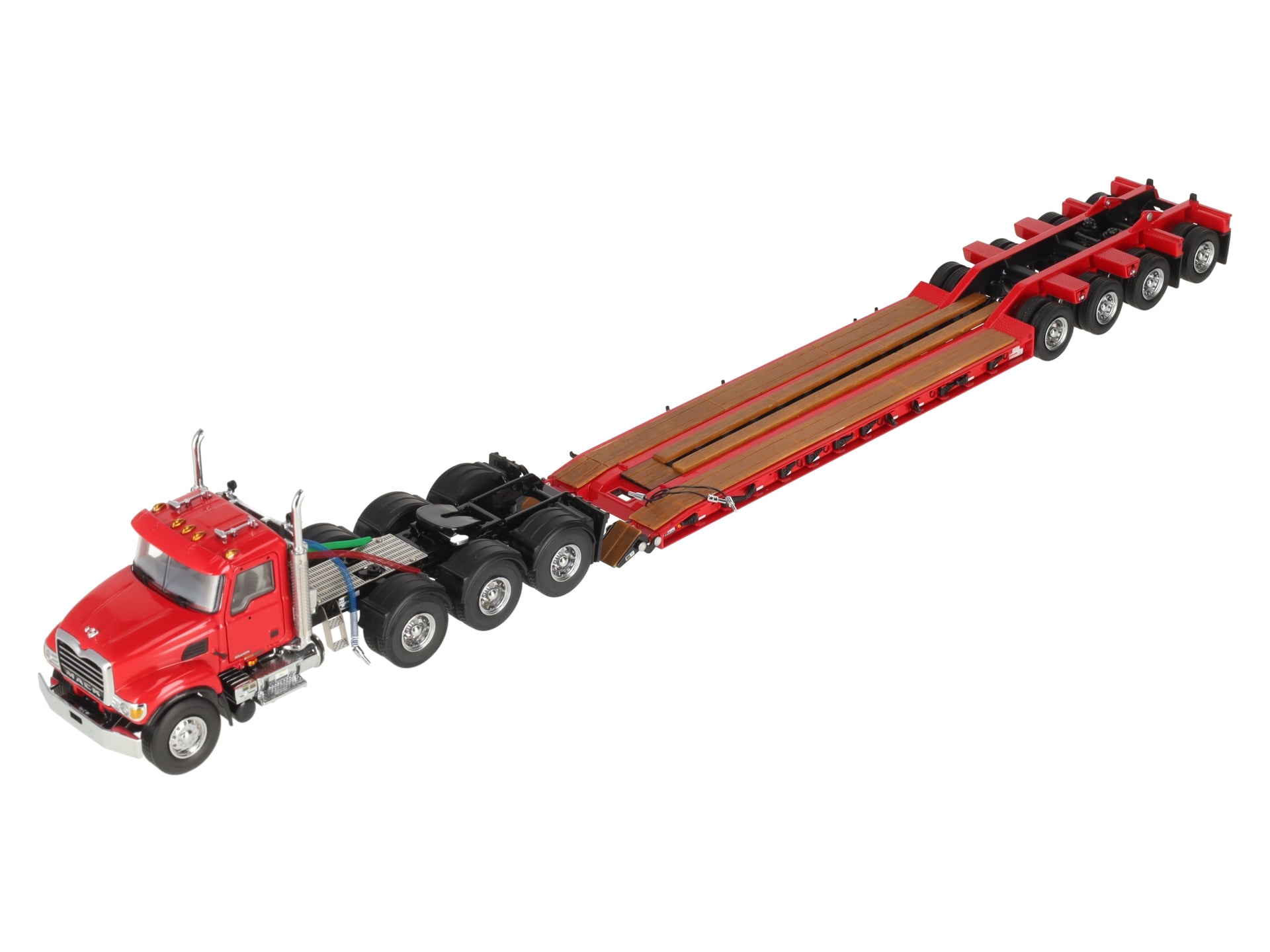 Sword Models SW2101-RR 1:50 Mack 4-Axel Day Cab & Roger Lowboy w/ Flip Axle LN/Box