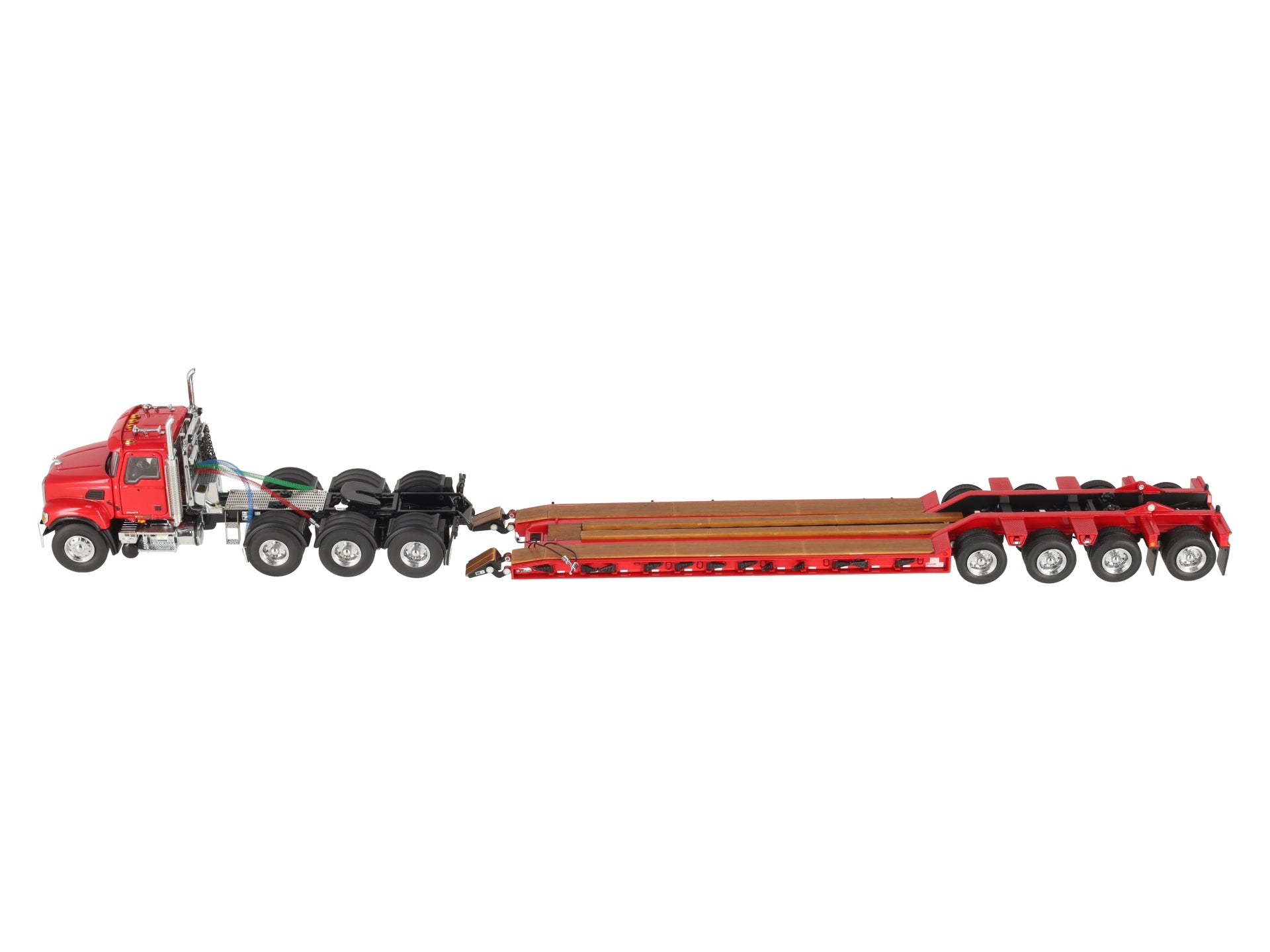 Sword Models SW2101-RR 1:50 Mack 4-Axel Day Cab & Roger Lowboy w/ Flip Axle LN/Box