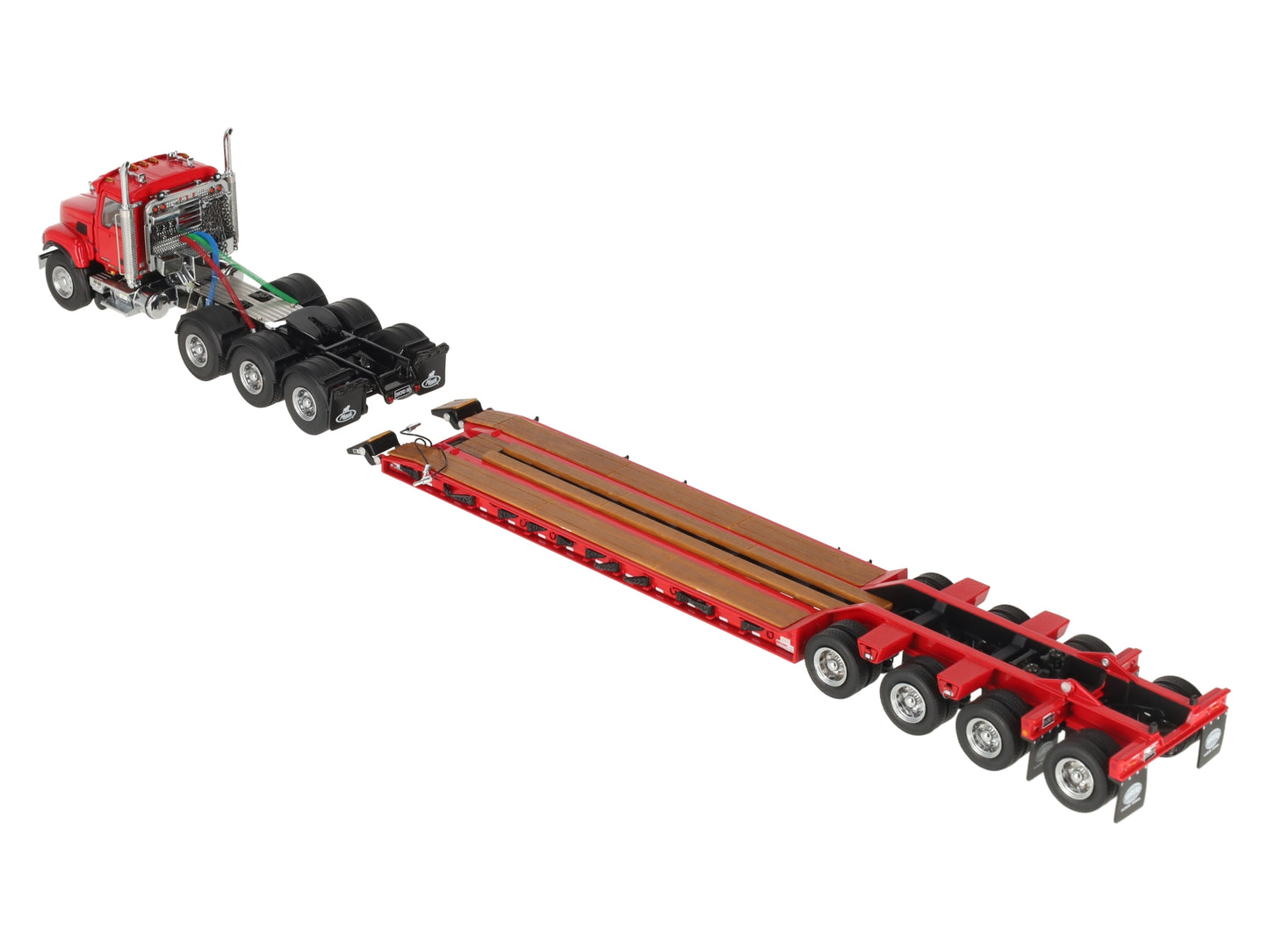 Sword Models SW2101-RR 1:50 Mack 4-Axel Day Cab & Roger Lowboy w/ Flip Axle LN/Box
