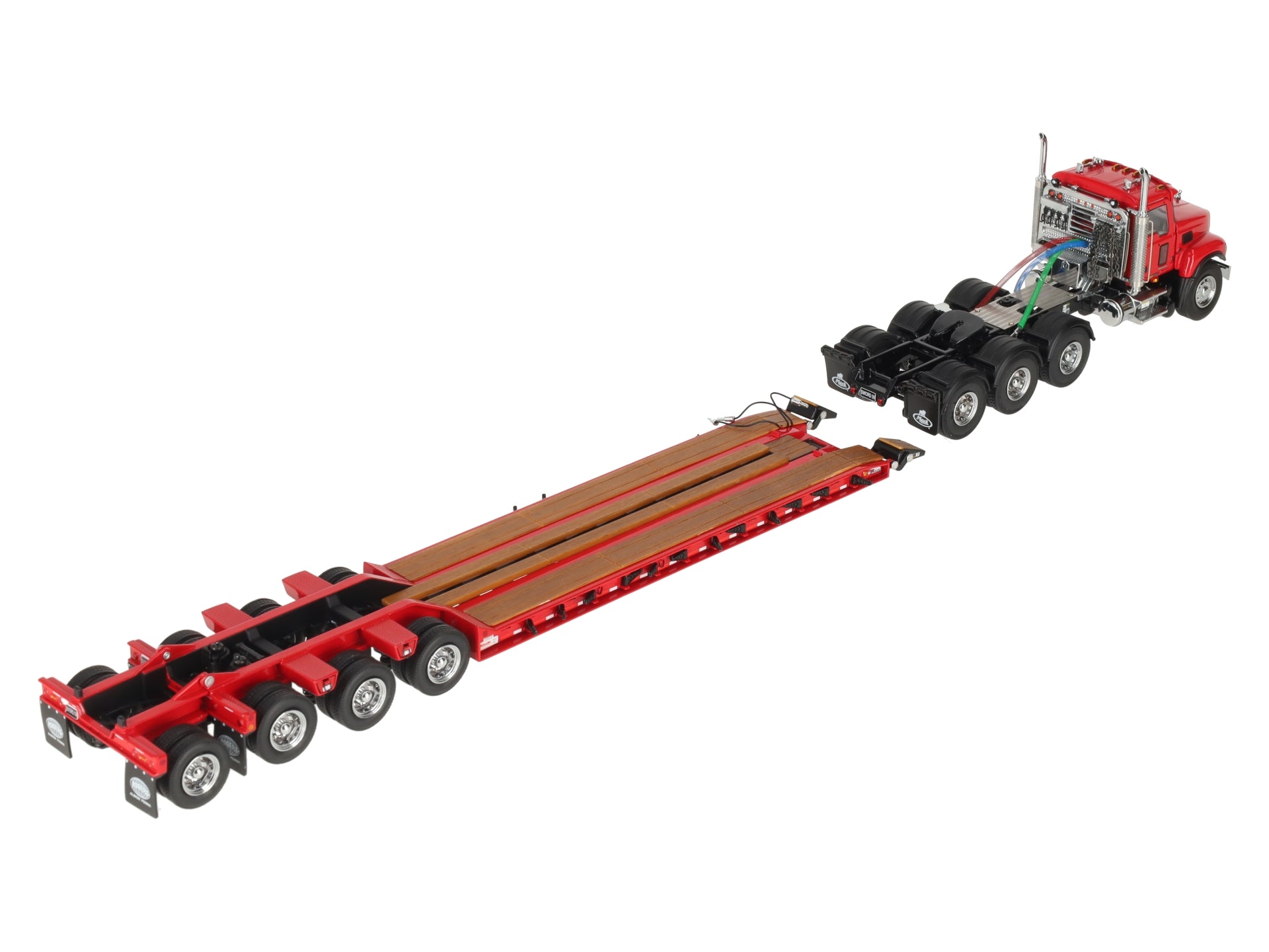 Sword Models SW2101-RR 1:50 Mack 4-Axel Day Cab & Roger Lowboy w/ Flip Axle LN/Box