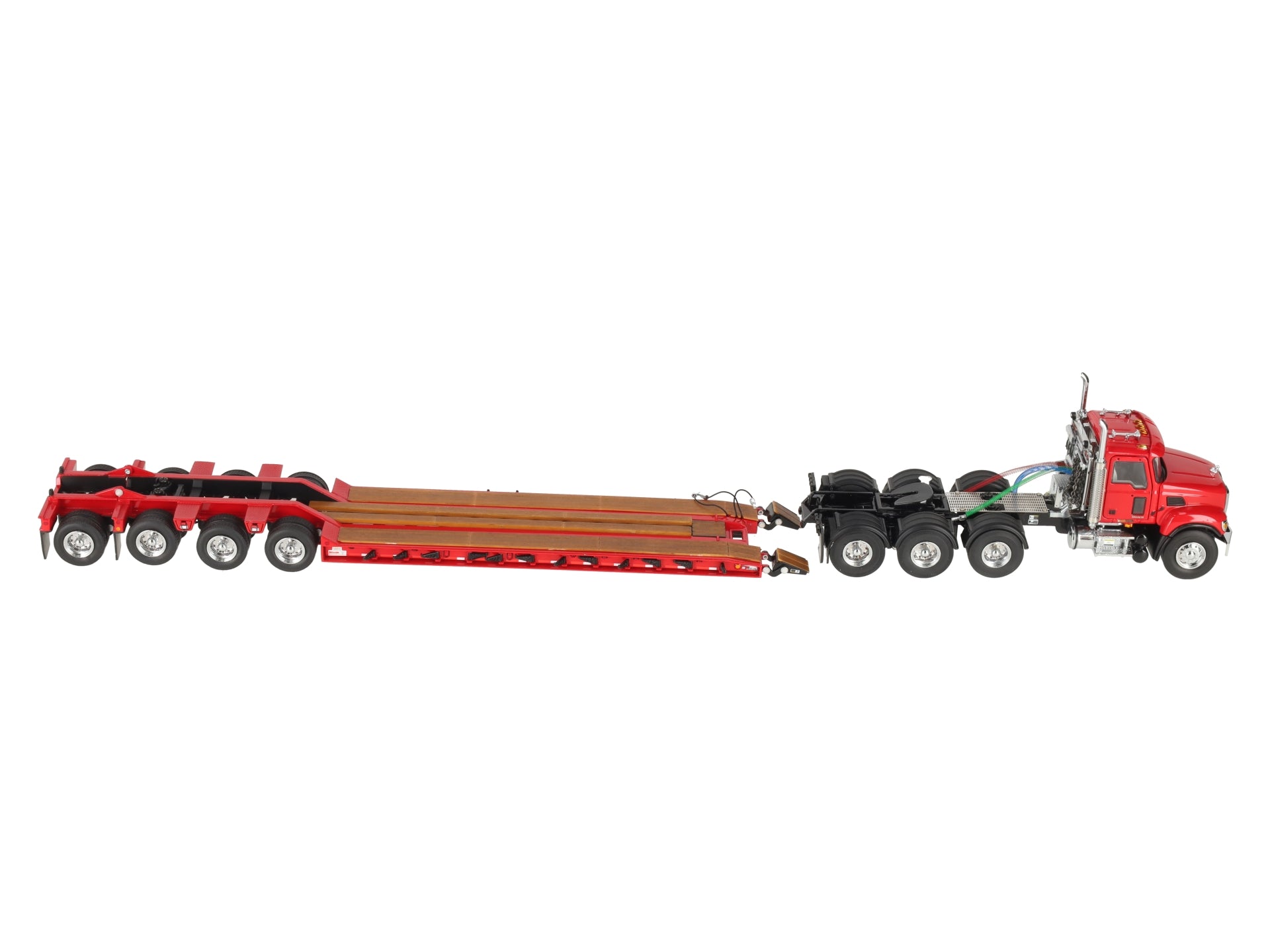Sword Models SW2101-RR 1:50 Mack 4-Axel Day Cab & Roger Lowboy w/ Flip Axle LN/Box
