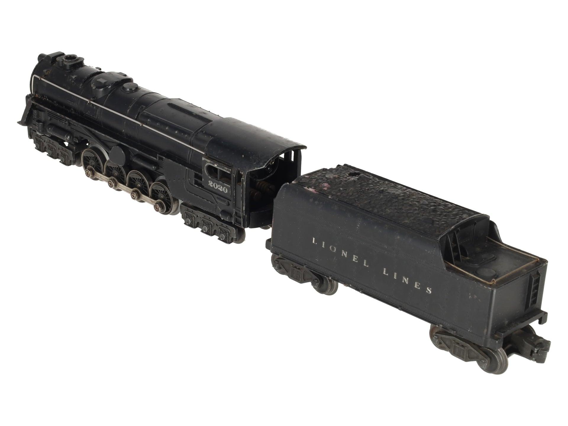 Lionel 2020 Vintage O 6-8-6 Steam Turbine Locomotive with 6466W Tender VG