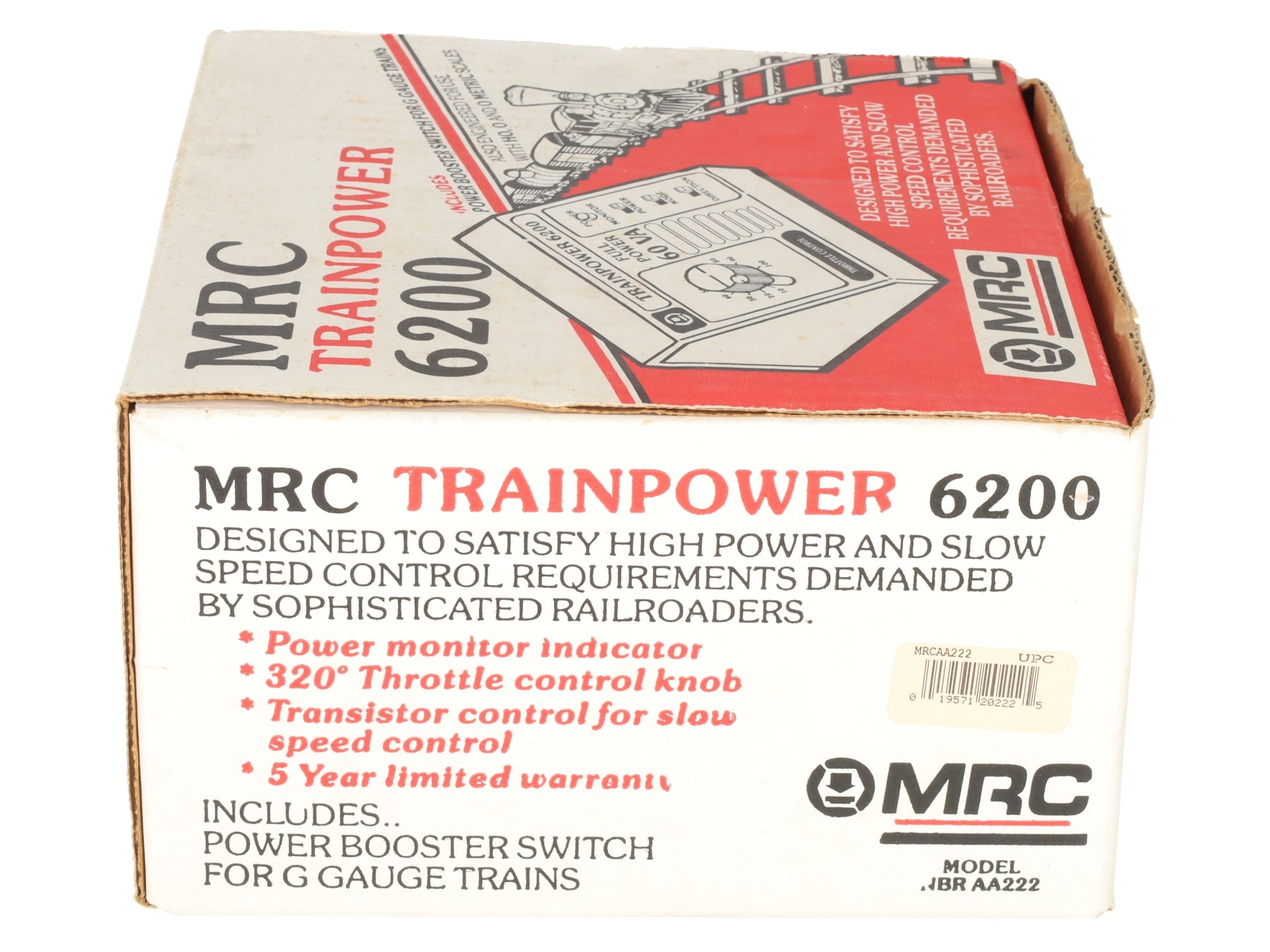 MRC 6200 HO Scale Trainpower Power Pack EX/Box