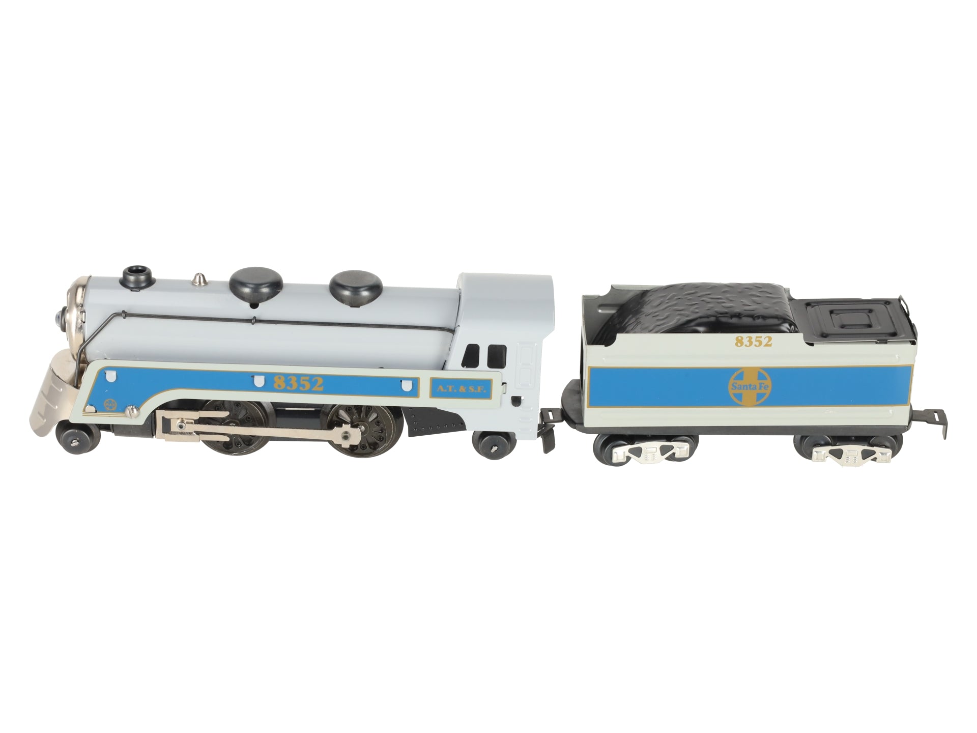 Marx 8352 Sante Fe Steam Locomotive #8352 EX/Box