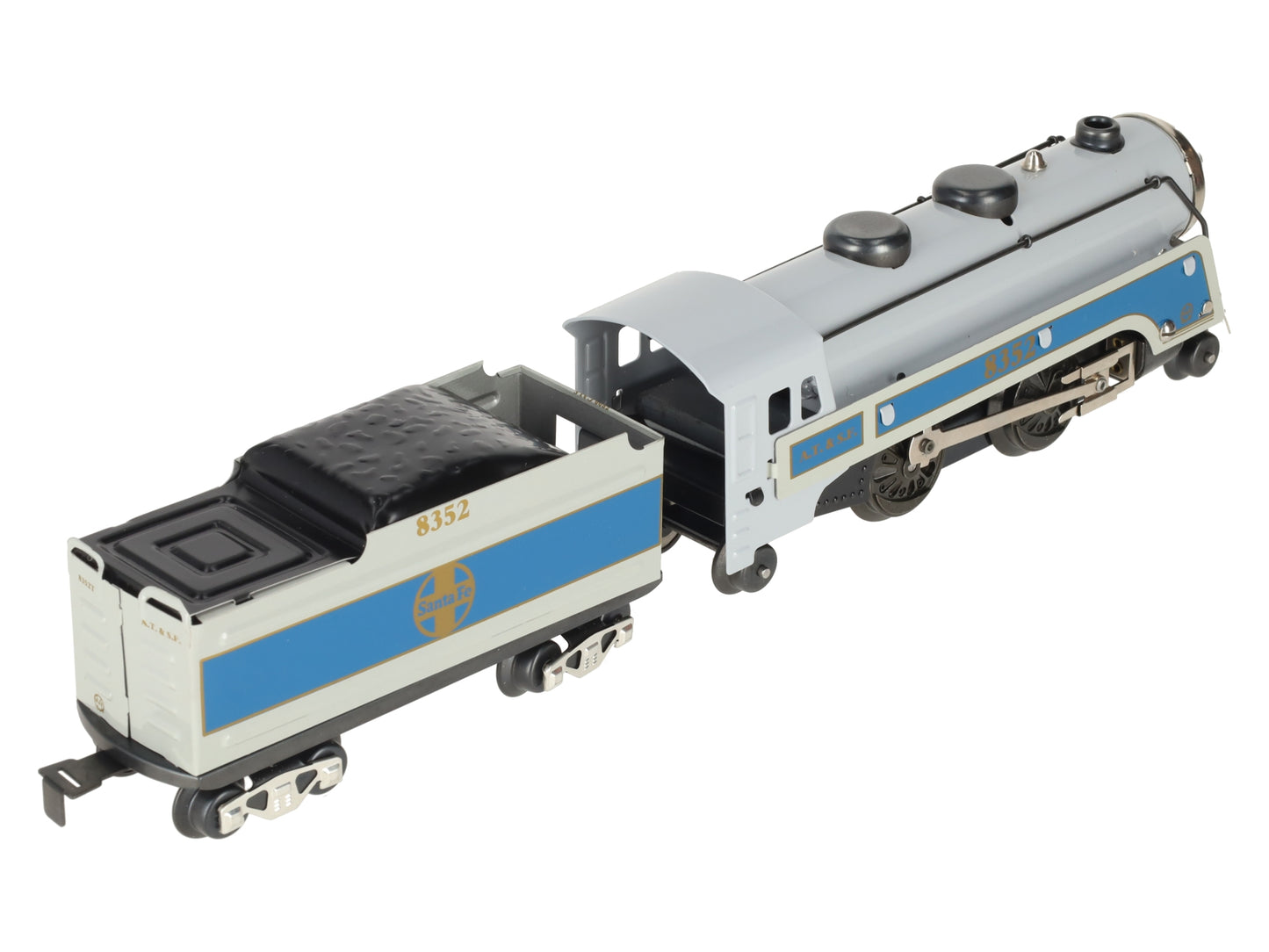 Marx 8352 Sante Fe Steam Locomotive #8352 EX/Box