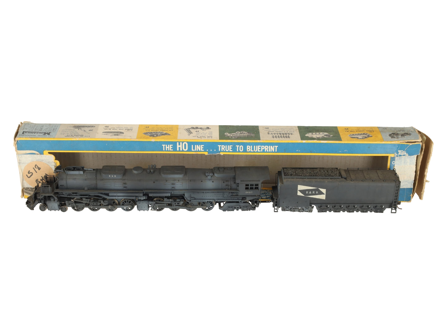 Rivarossi 1584 HO Union Pacific 4-8-8-4 Big Boy Steam Locomotive and Tender VG