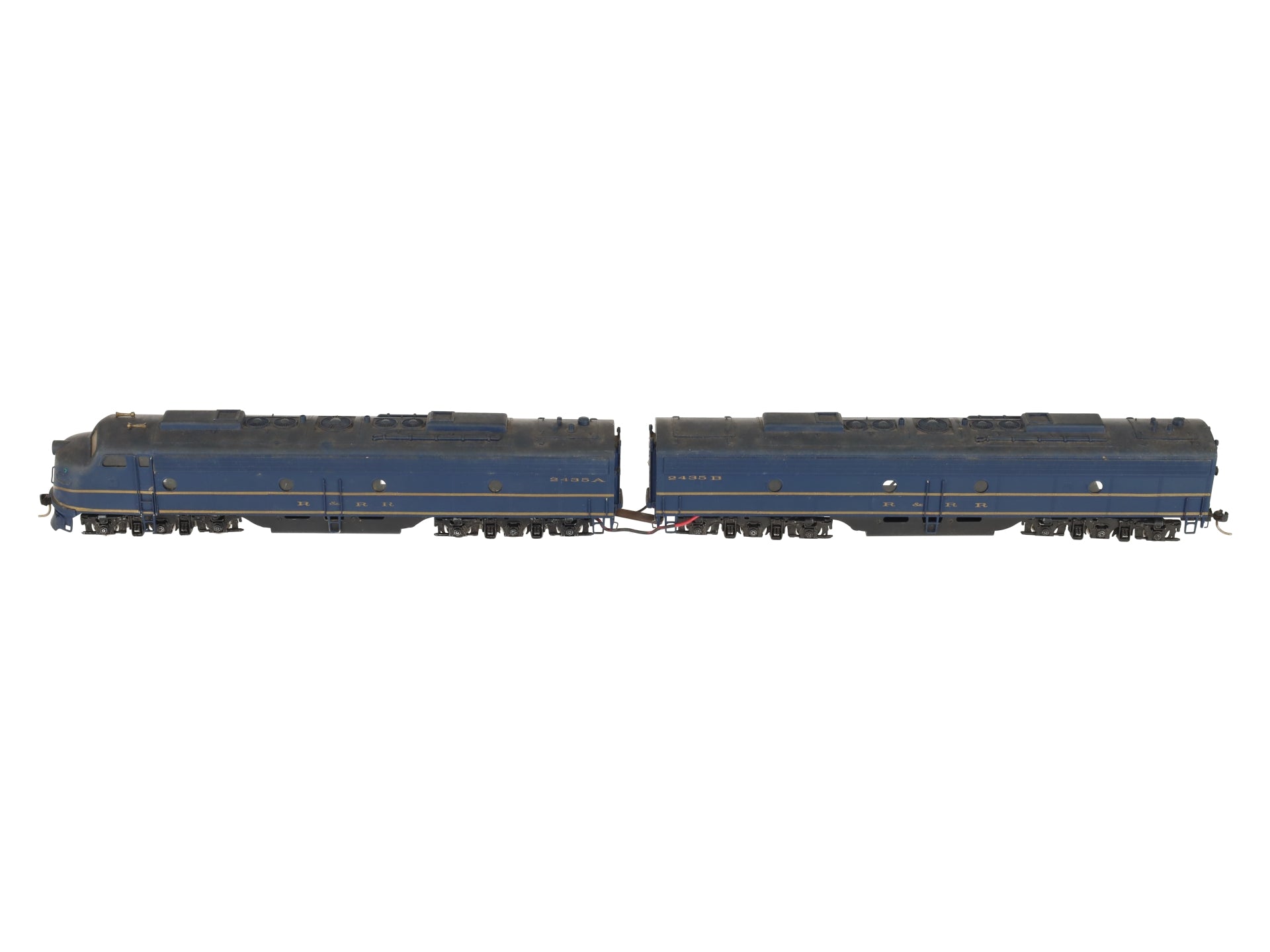 Westside Model Co. HO Scale BRASS EMD E9 AB Diesel Set - Painted
