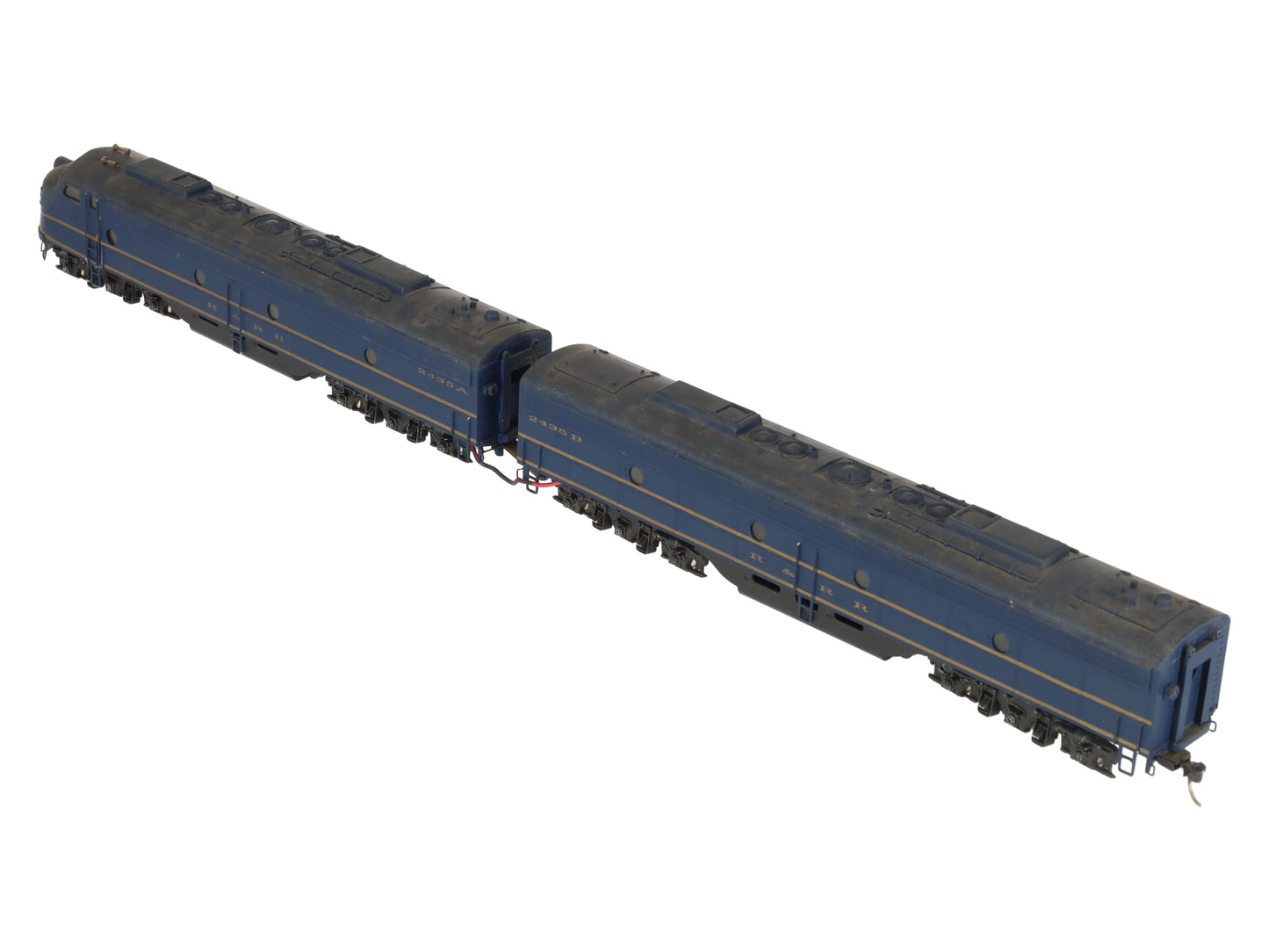 Westside Model Co. HO Scale BRASS EMD E9 AB Diesel Set - Painted