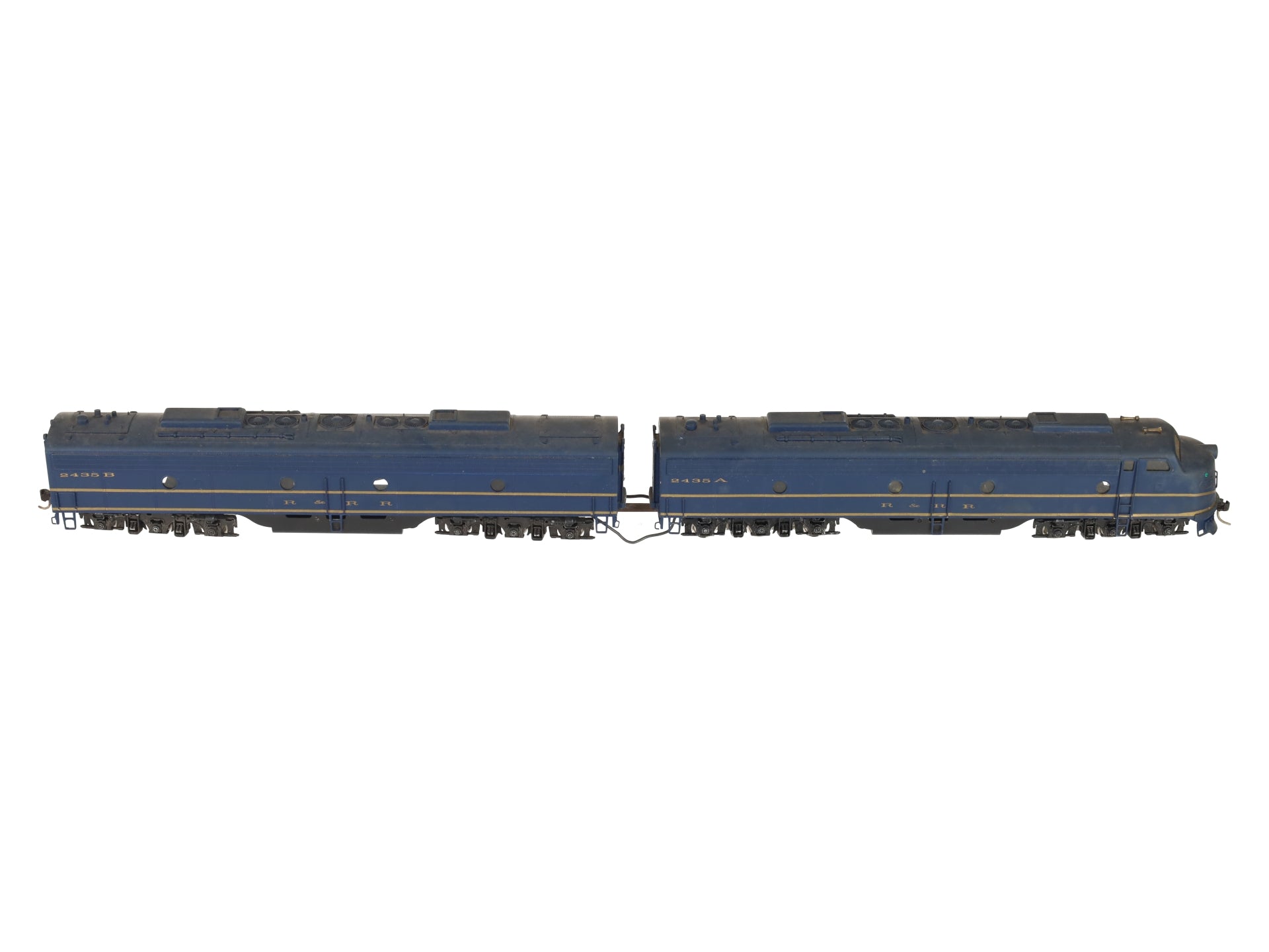 Westside Model Co. HO Scale BRASS EMD E9 AB Diesel Set - Painted