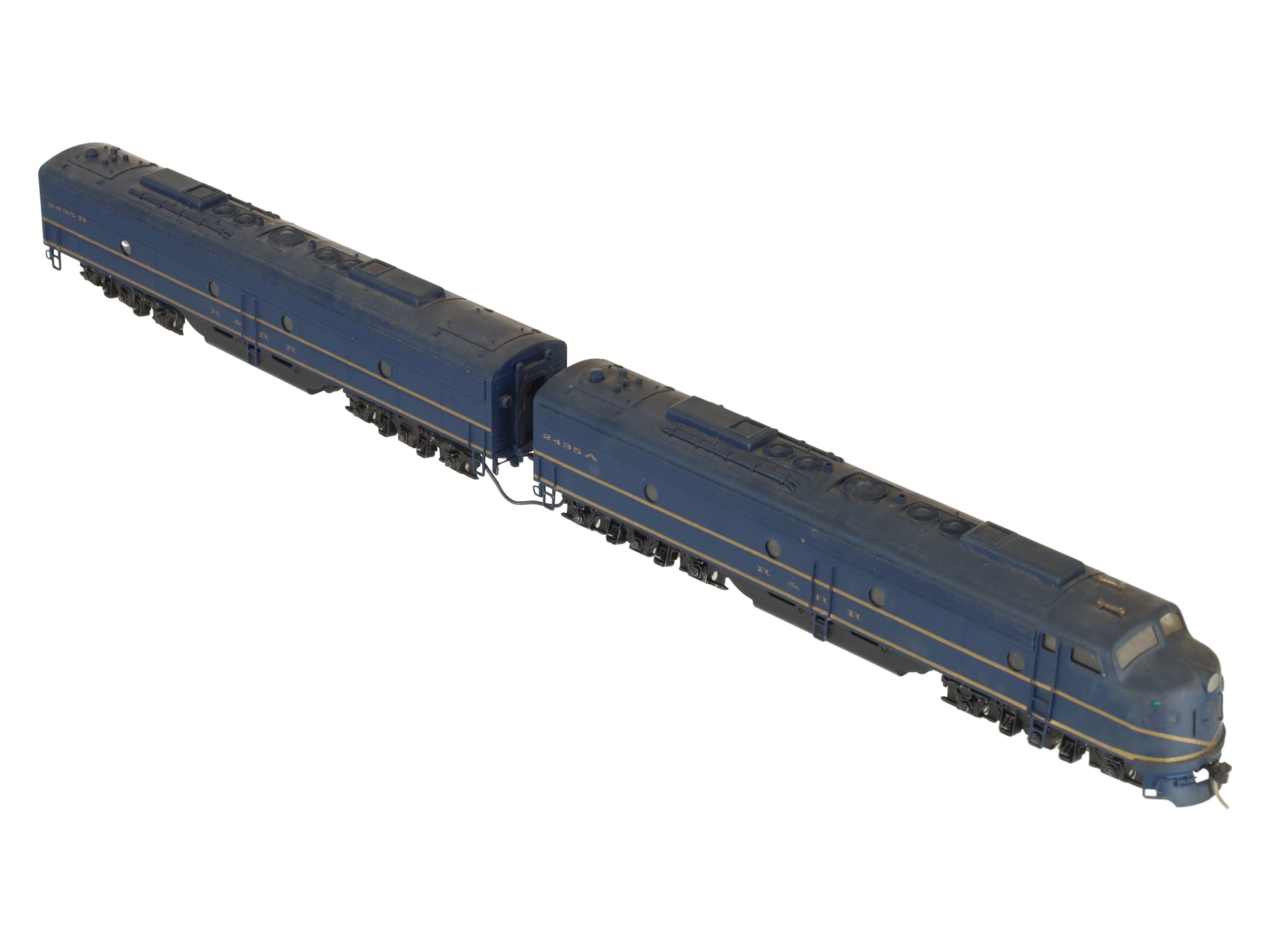 Westside Model Co. HO Scale BRASS EMD E9 AB Diesel Set - Painted