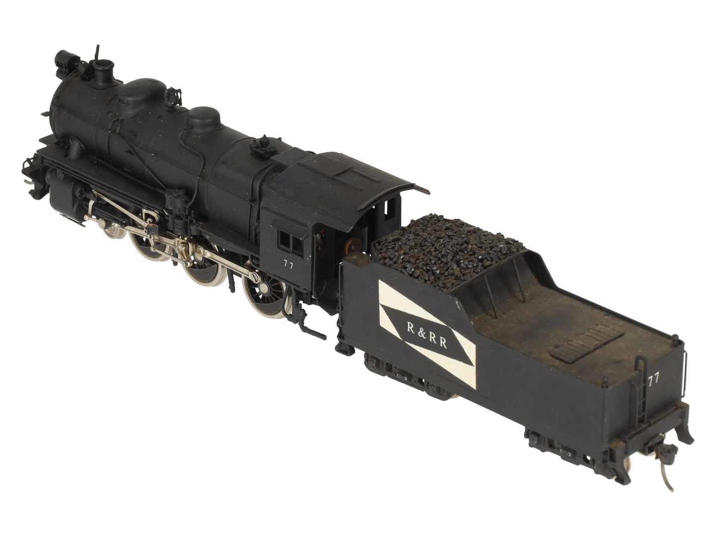 United Scale Models HO BRASS 4-6-0 R & RR Steam Locomotive & Tender -Painted