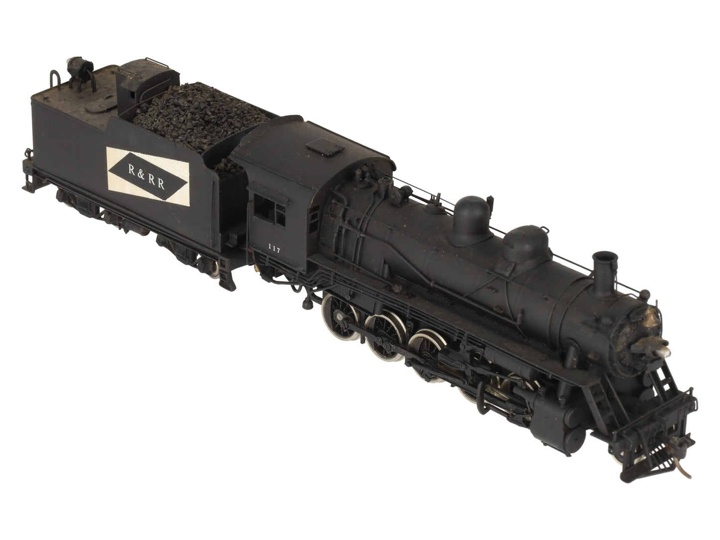 United Models HO Brass R&RR 2-10-0 Steam Locomotive & Tender - Painted