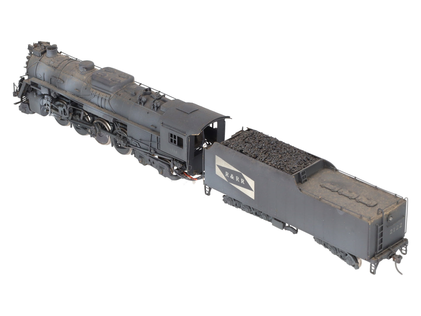 United Models HO BRASS Nickel Plate Road 2-8-4 Steam Loco & Tender #2122-Painted