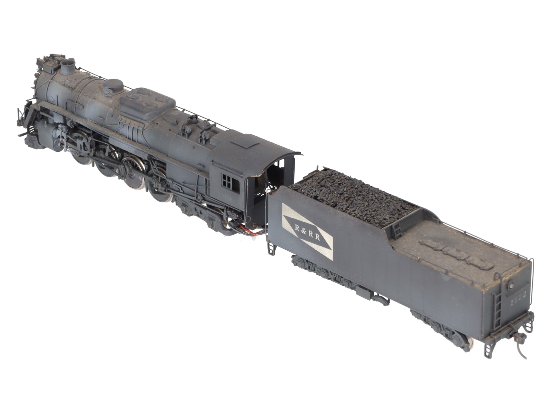 United Models HO BRASS Nickel Plate Road 2-8-4 Steam Loco & Tender #2122-Painted