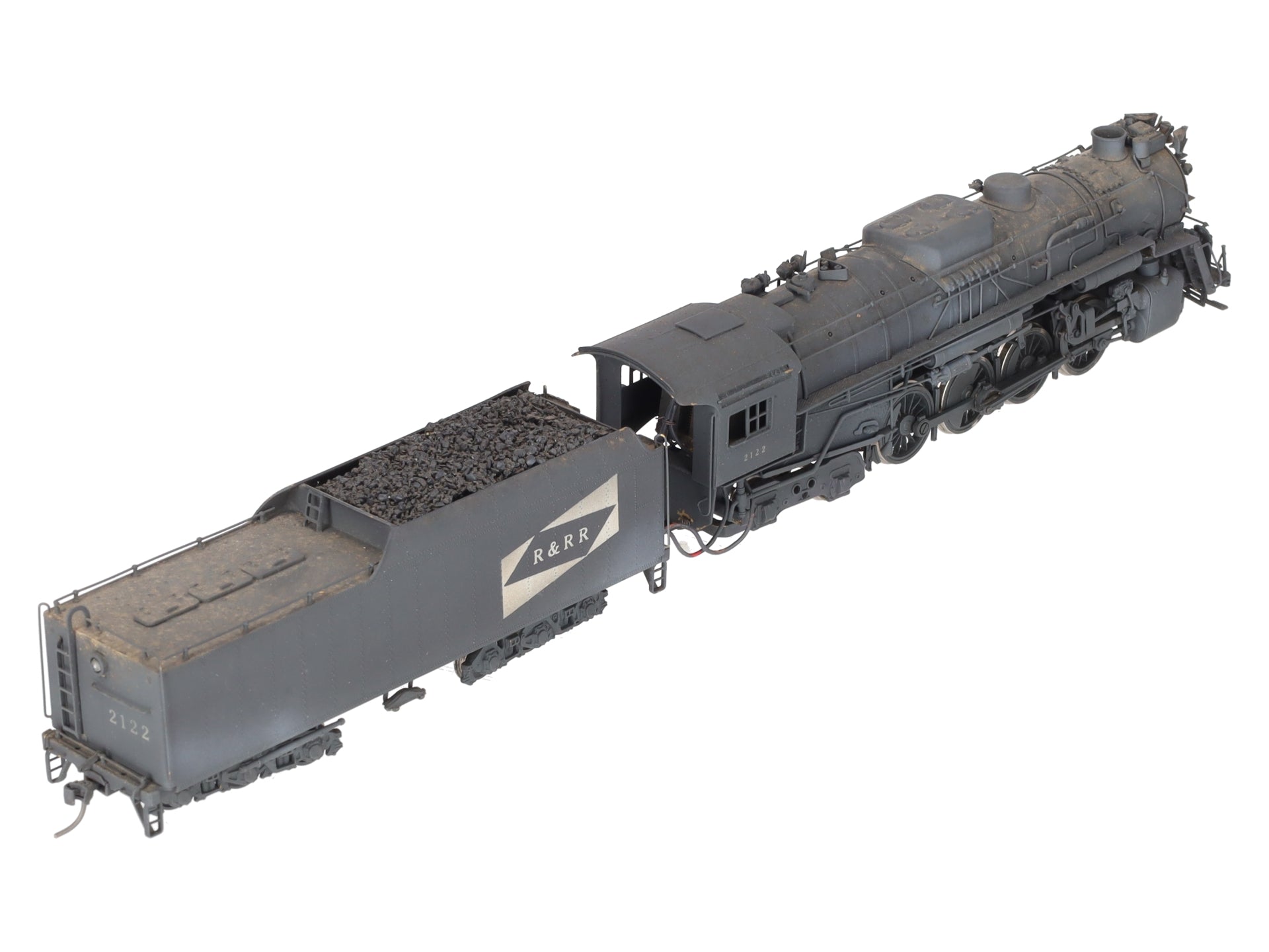 United Models HO BRASS Nickel Plate Road 2-8-4 Steam Loco & Tender #2122-Painted