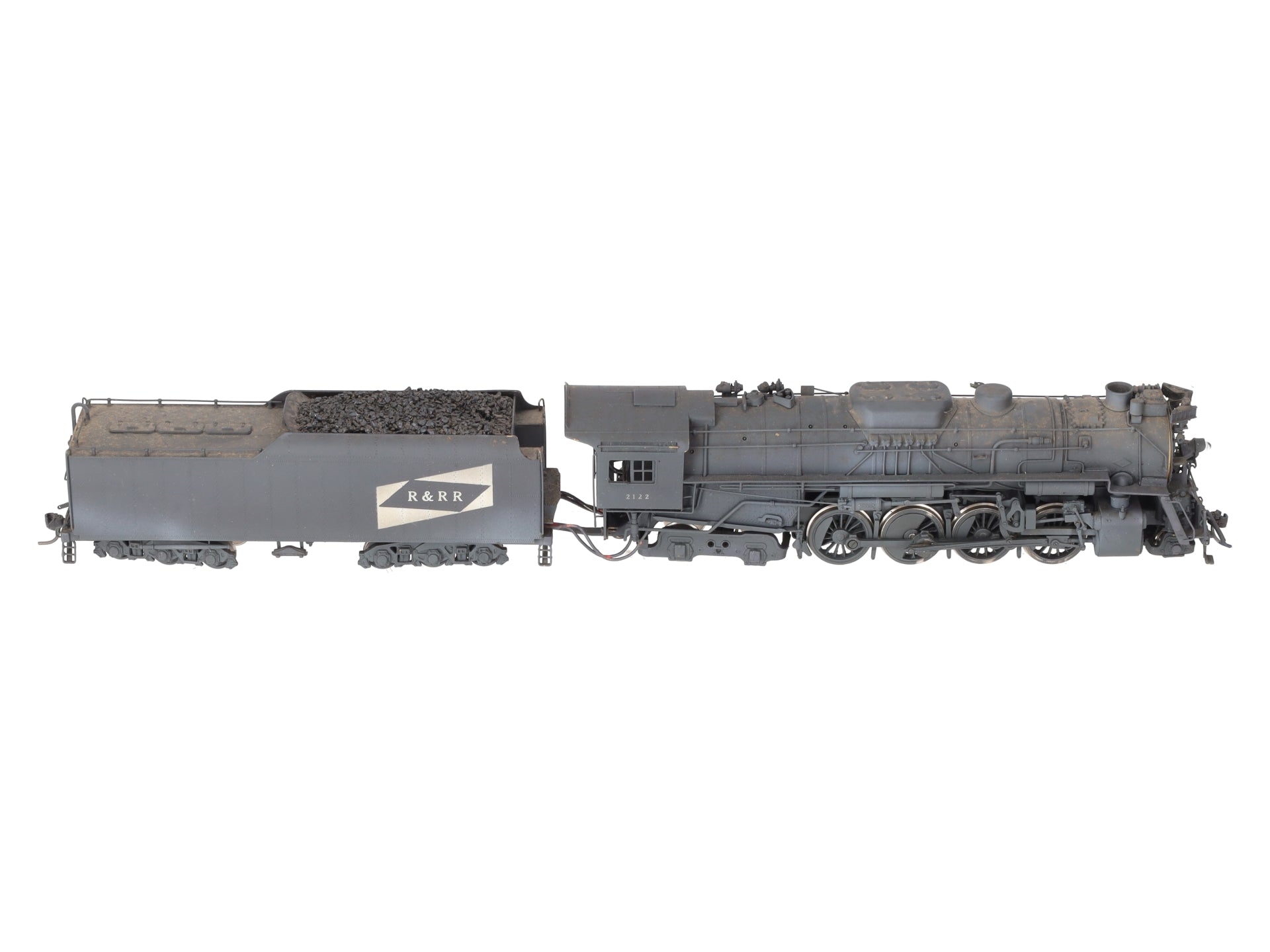 United Models HO BRASS Nickel Plate Road 2-8-4 Steam Loco & Tender #2122-Painted