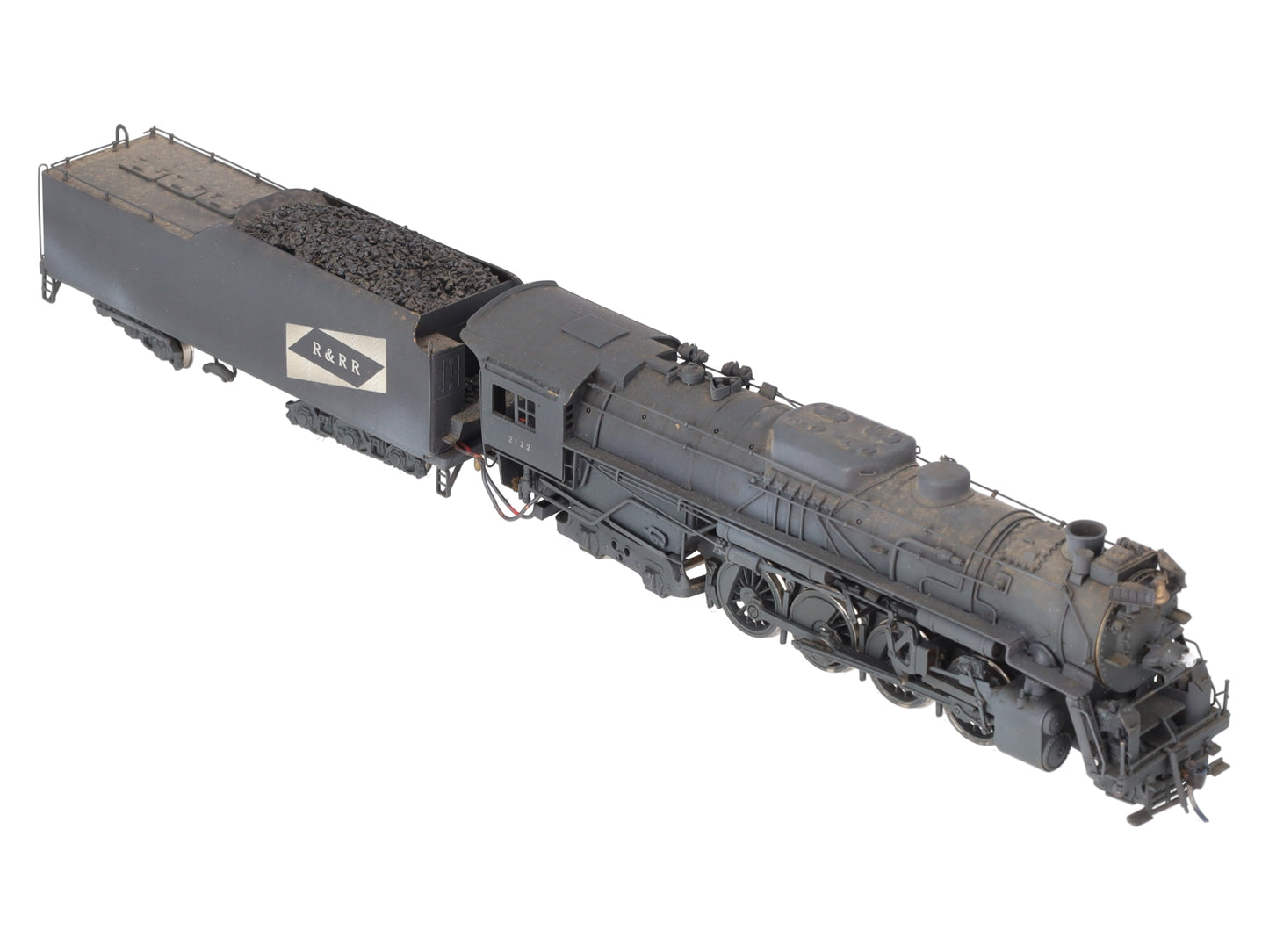 United Models HO BRASS Nickel Plate Road 2-8-4 Steam Loco & Tender #2122-Painted