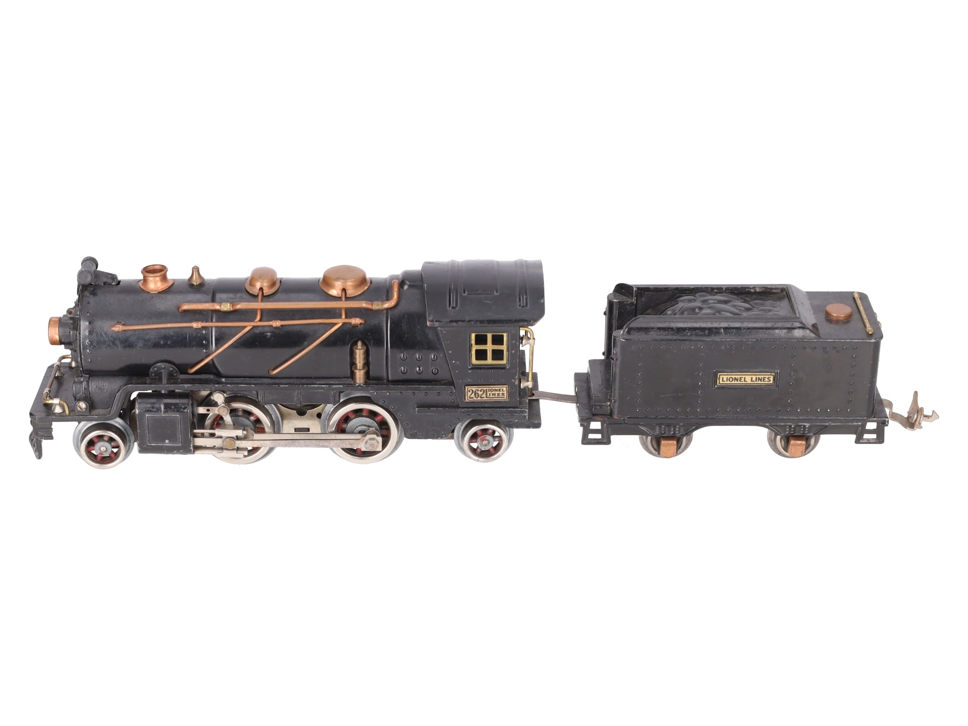 Lionel 262 Vintage O Prewar Tinplate Steam Locomotive & Tender VG
