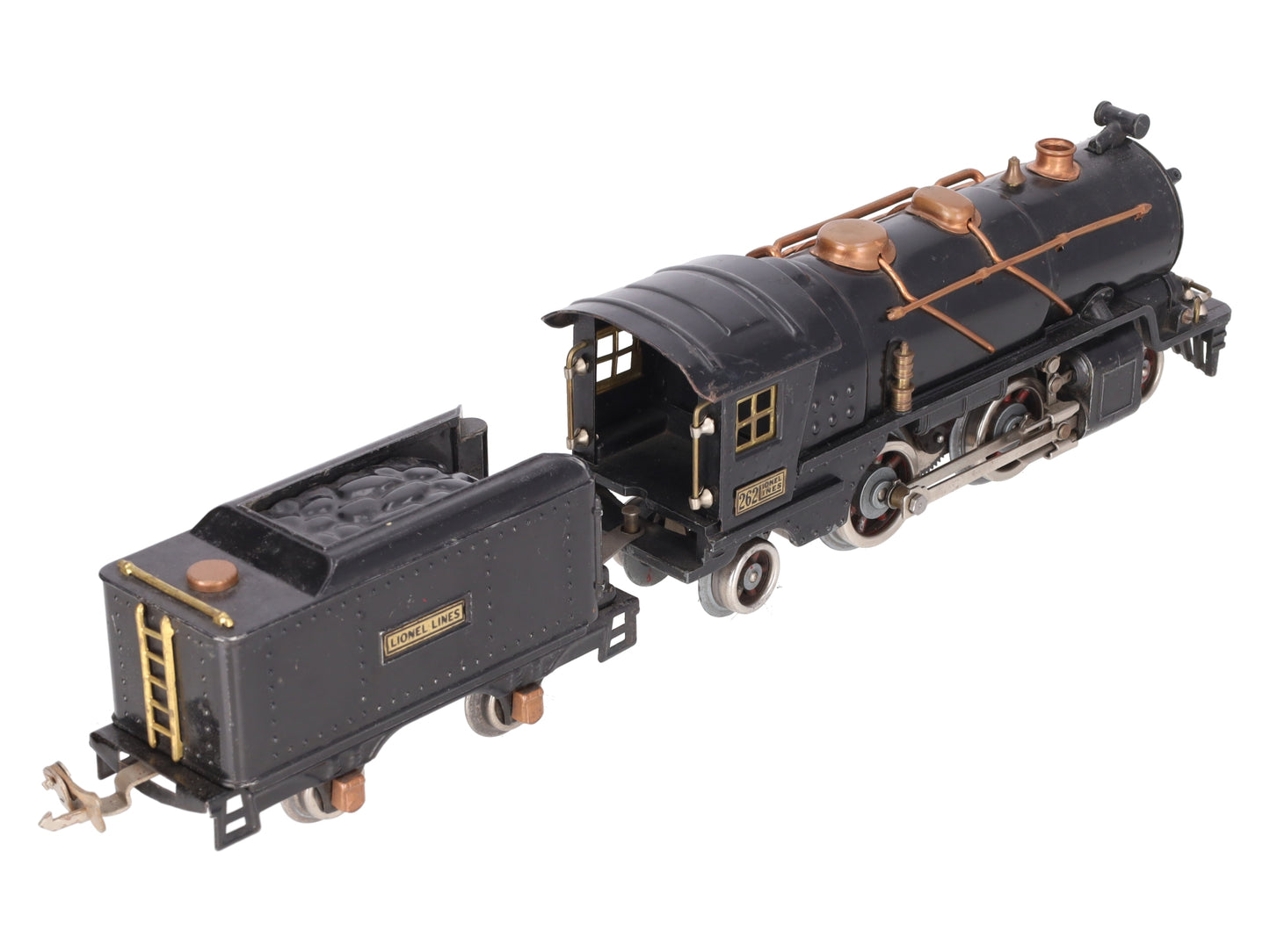 Lionel 262 Vintage O Prewar Tinplate Steam Locomotive & Tender VG
