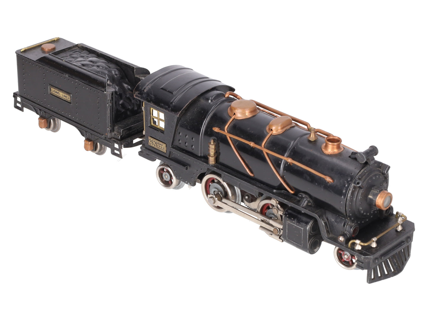 Lionel 262 Vintage O Prewar Tinplate Steam Locomotive & Tender VG