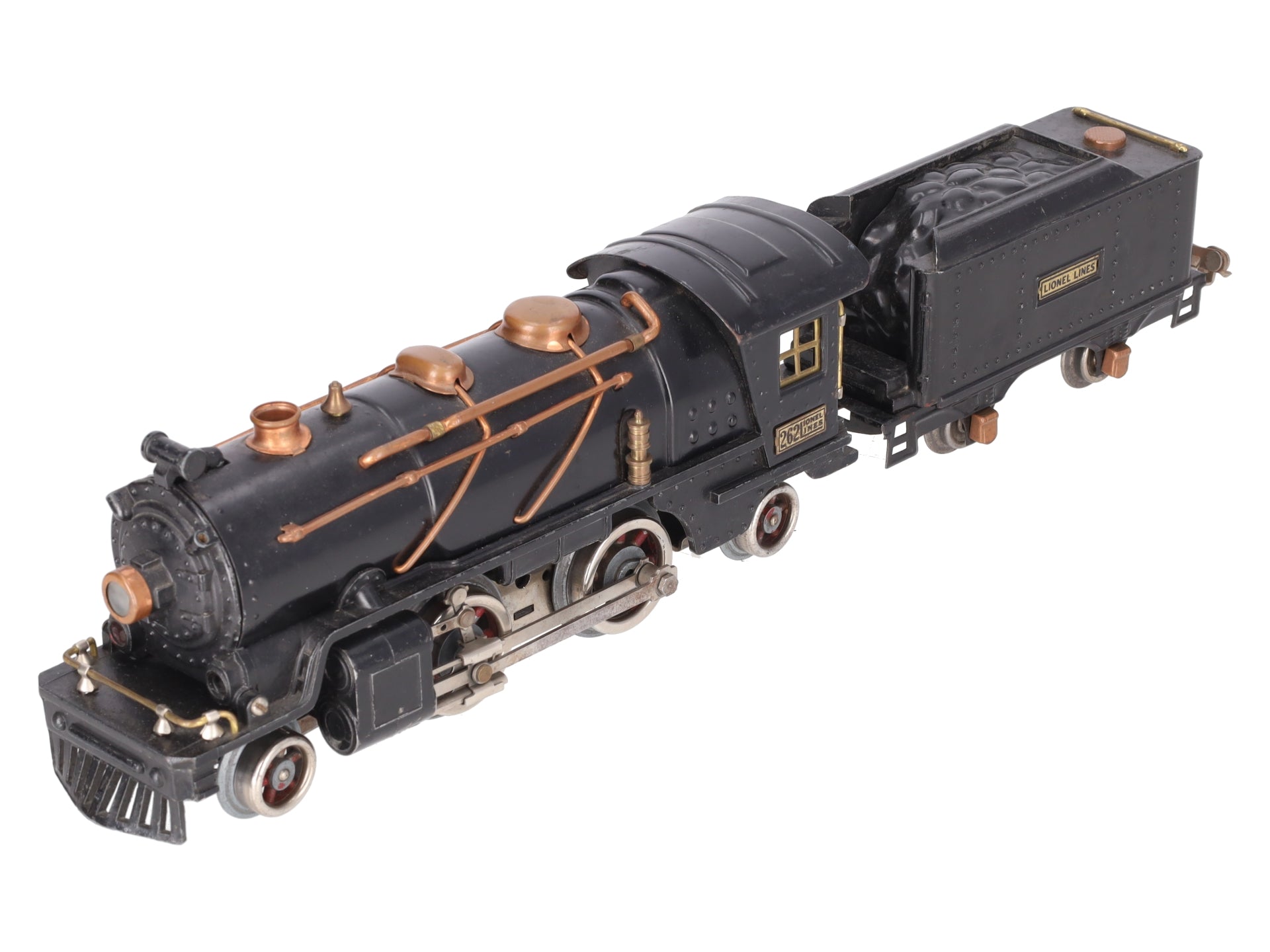 Lionel 262 Vintage O Prewar Tinplate Steam Locomotive & Tender VG