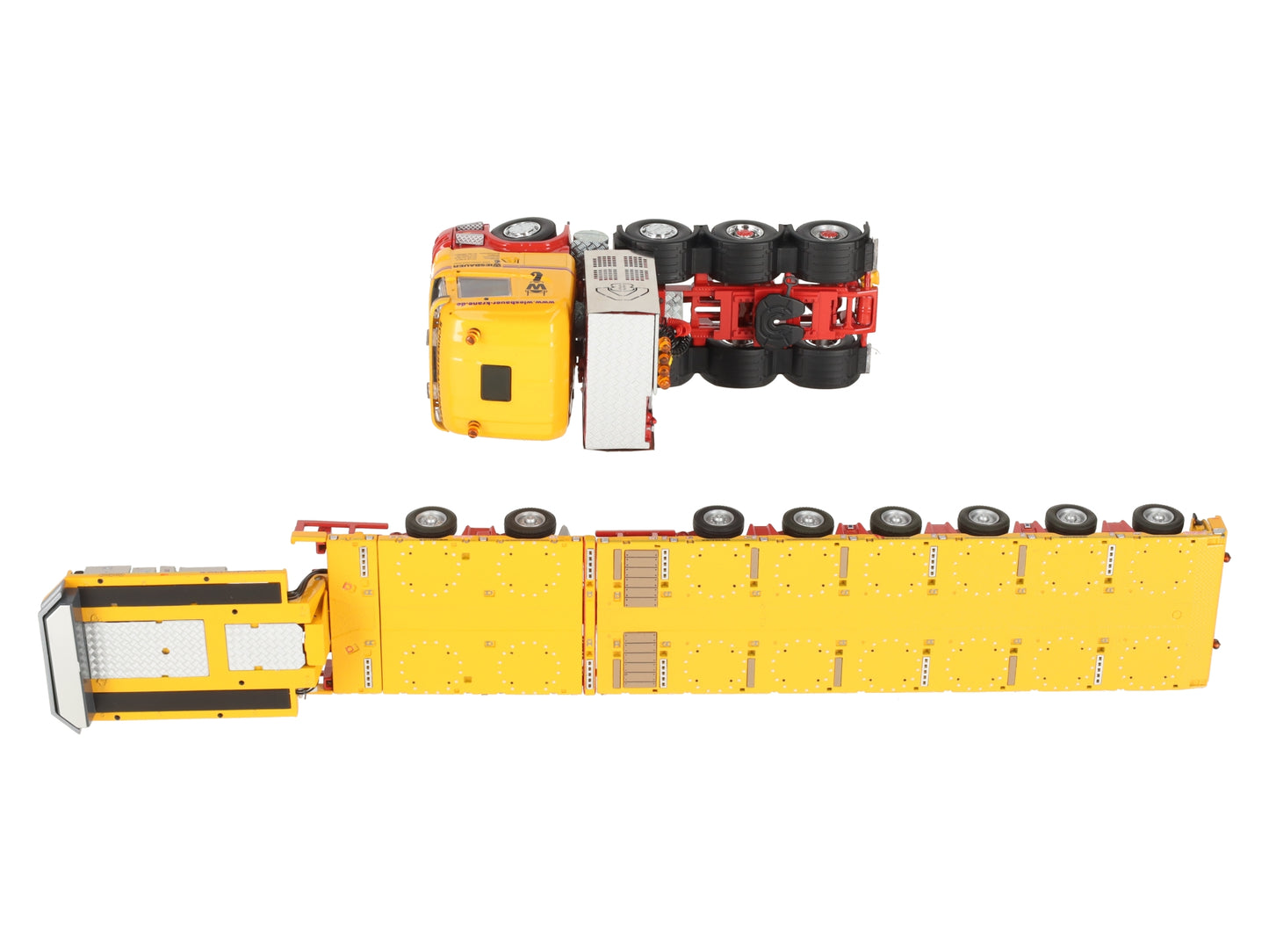 IMC 33-0012 1:50 Scale Wiesbauer MCOPX Truck w/ R6 Highline 8x4 Trailer LN/Box