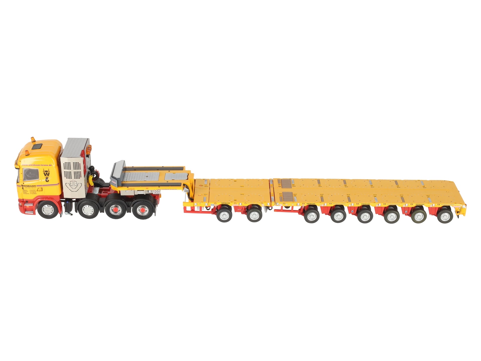 IMC 33-0012 1:50 Scale Wiesbauer MCOPX Truck w/ R6 Highline 8x4 Trailer LN/Box