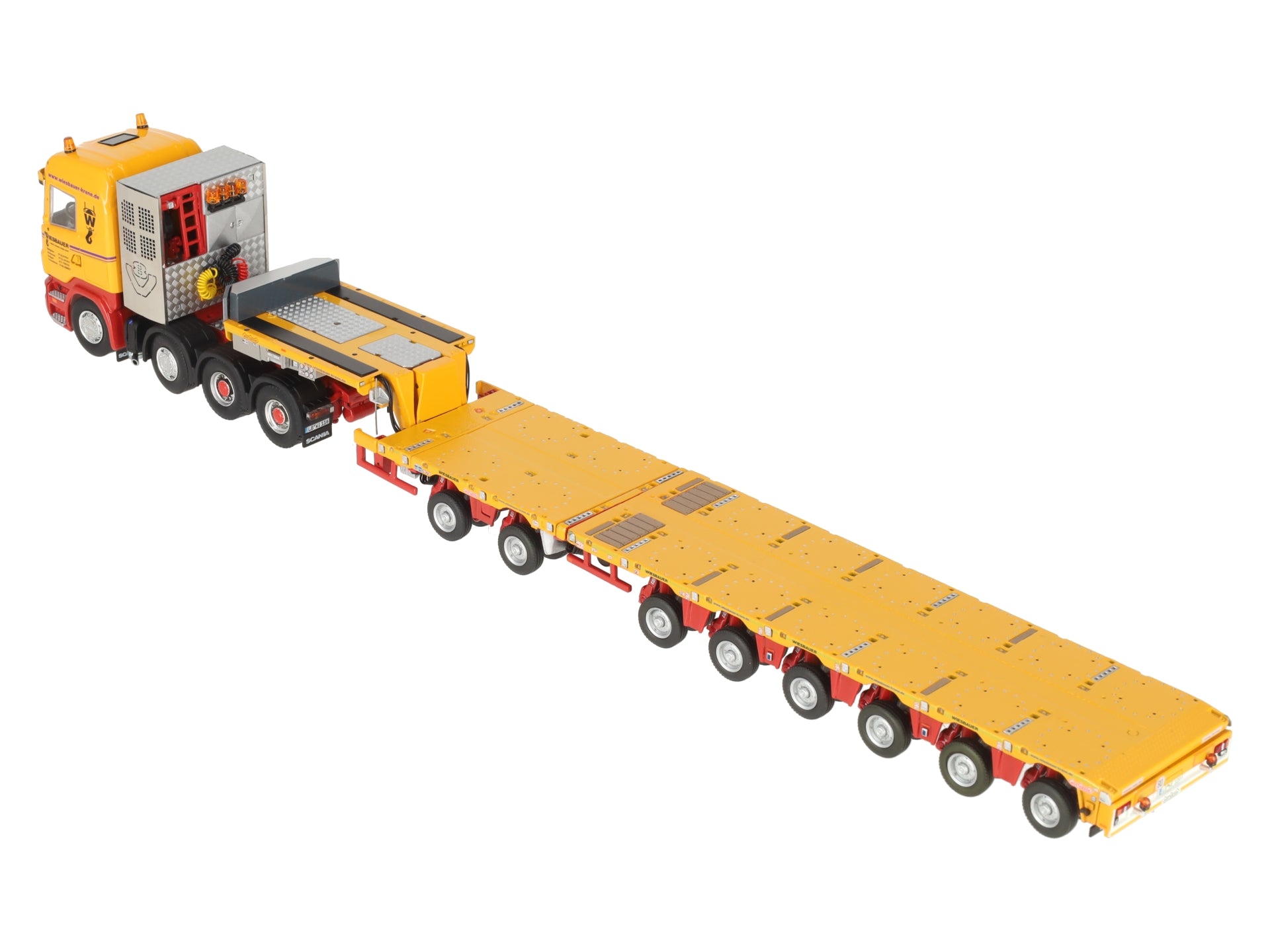IMC 33-0012 1:50 Scale Wiesbauer MCOPX Truck w/ R6 Highline 8x4 Trailer LN/Box