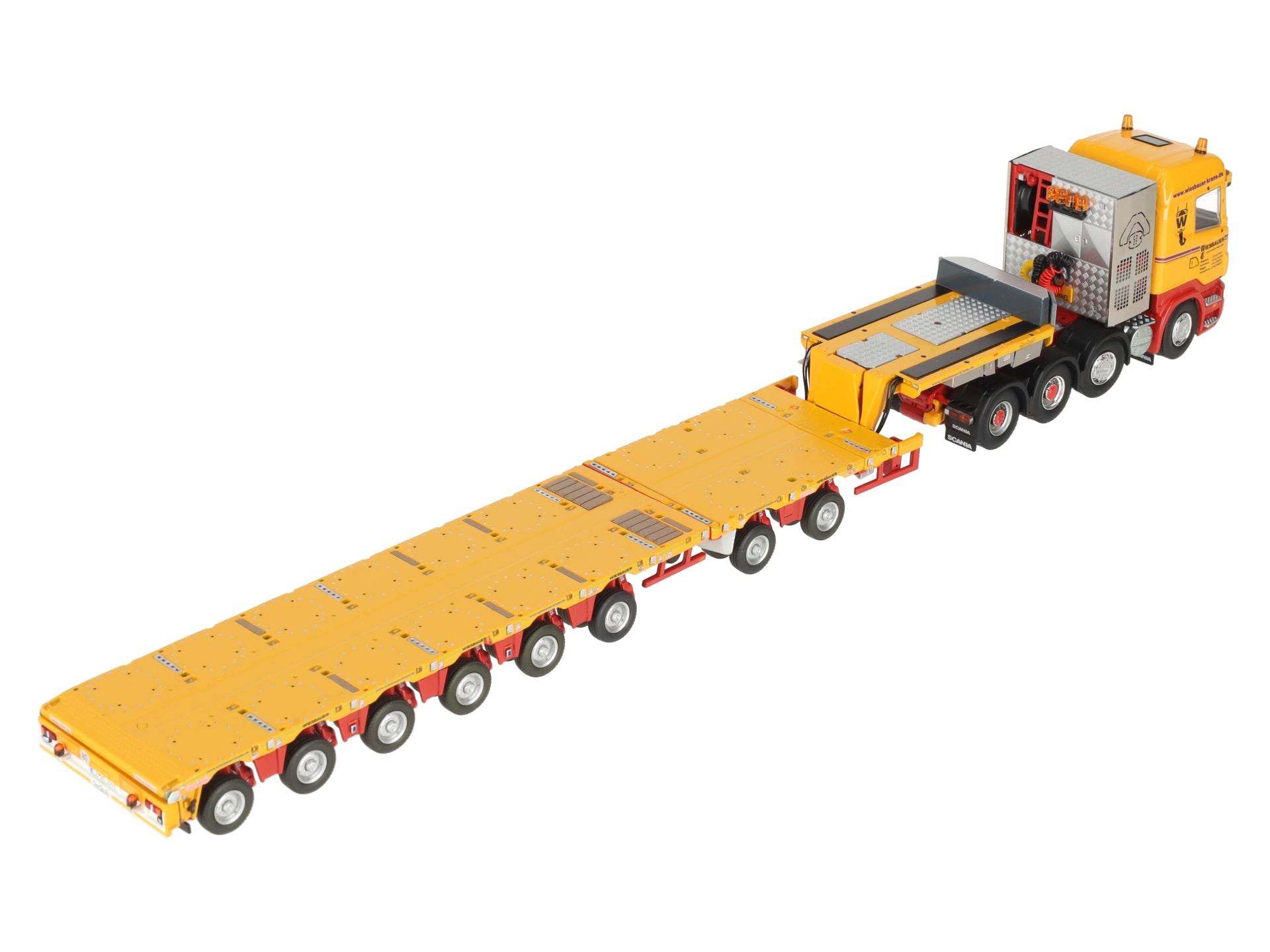 IMC 33-0012 1:50 Scale Wiesbauer MCOPX Truck w/ R6 Highline 8x4 Trailer LN/Box