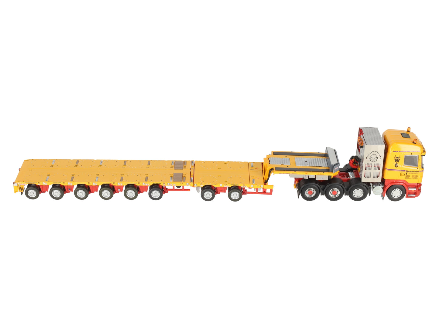 IMC 33-0012 1:50 Scale Wiesbauer MCOPX Truck w/ R6 Highline 8x4 Trailer LN/Box