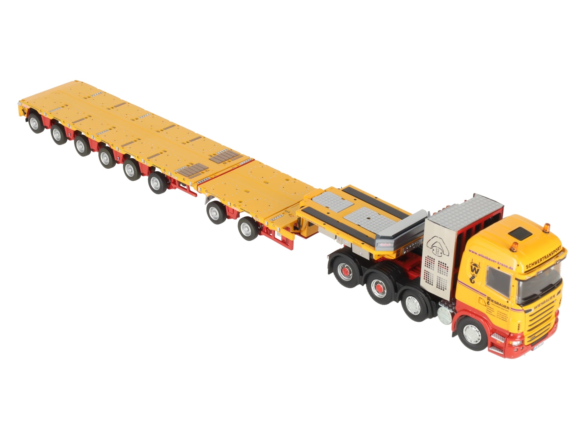 IMC 33-0012 1:50 Scale Wiesbauer MCOPX Truck w/ R6 Highline 8x4 Trailer LN/Box