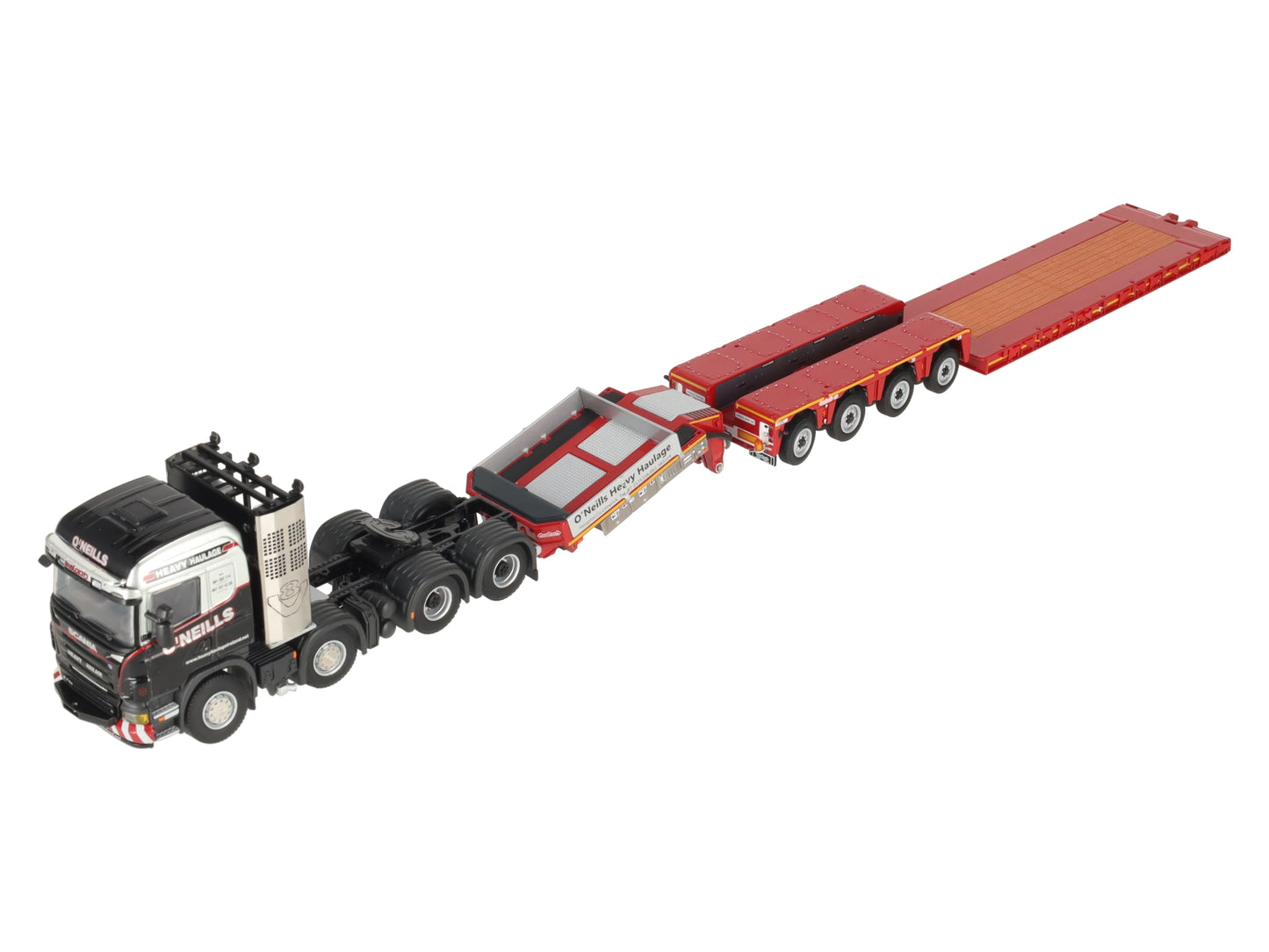 WSI 01-2517 1:50 O'Neills - Scania R5 Highline Tractor with 4-Axle Nooteboom LN/Box