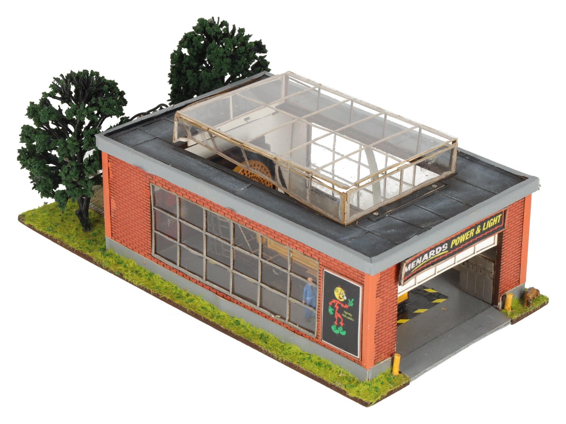 Menards 279-3051 O Scale Menards Power and Light Building VG