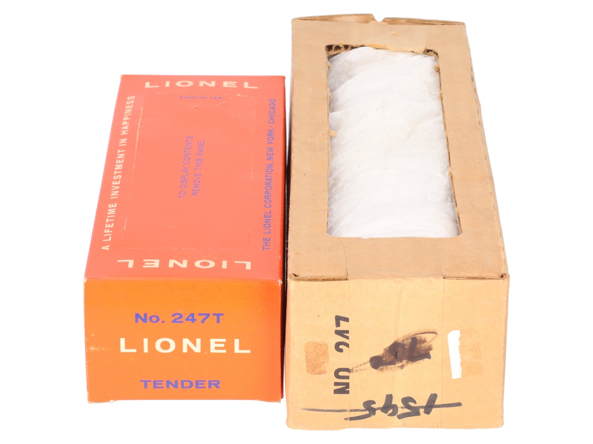 Lionel 247 Vintage O B&O Blue Stripe 2-4-2 Scout Steam Loco with 247T Tender VG/Box