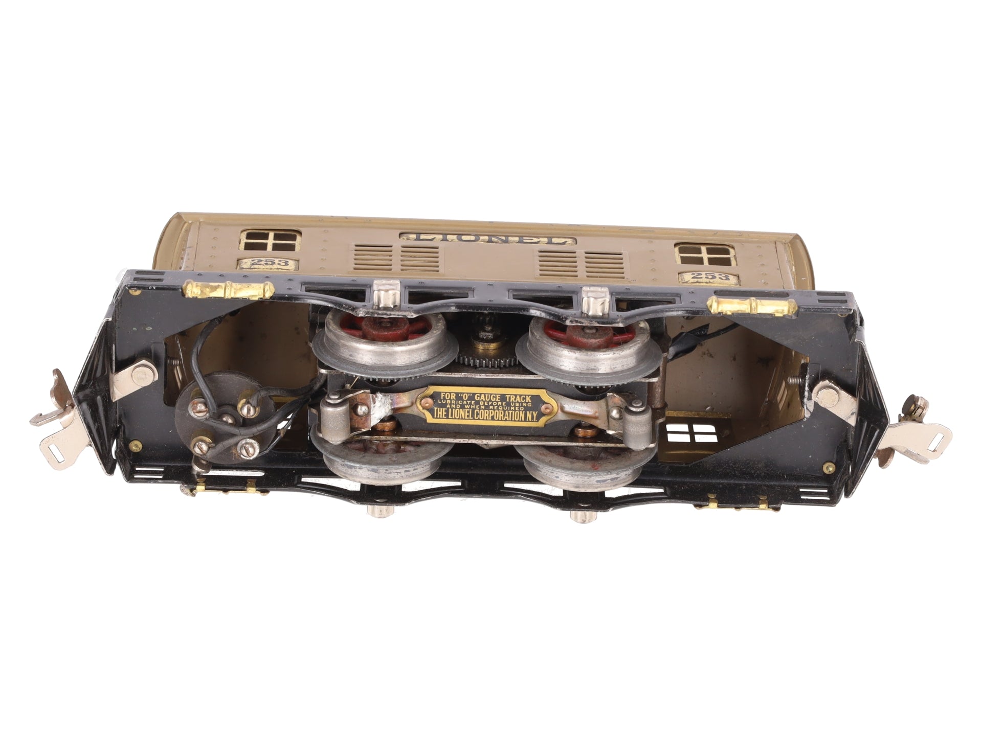 Lionel 253 Vintage O Prewar Tinplate Electric Locomotive #253 VG/Box