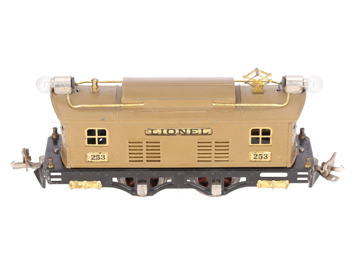 Lionel 253 Vintage O Prewar Tinplate Electric Locomotive #253 VG/Box