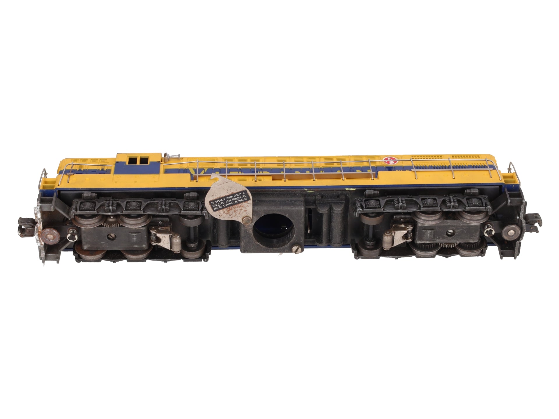 Lionel 2331 Vintage O Virginian FM Trainmaster Powered Diesel Locomotive VG