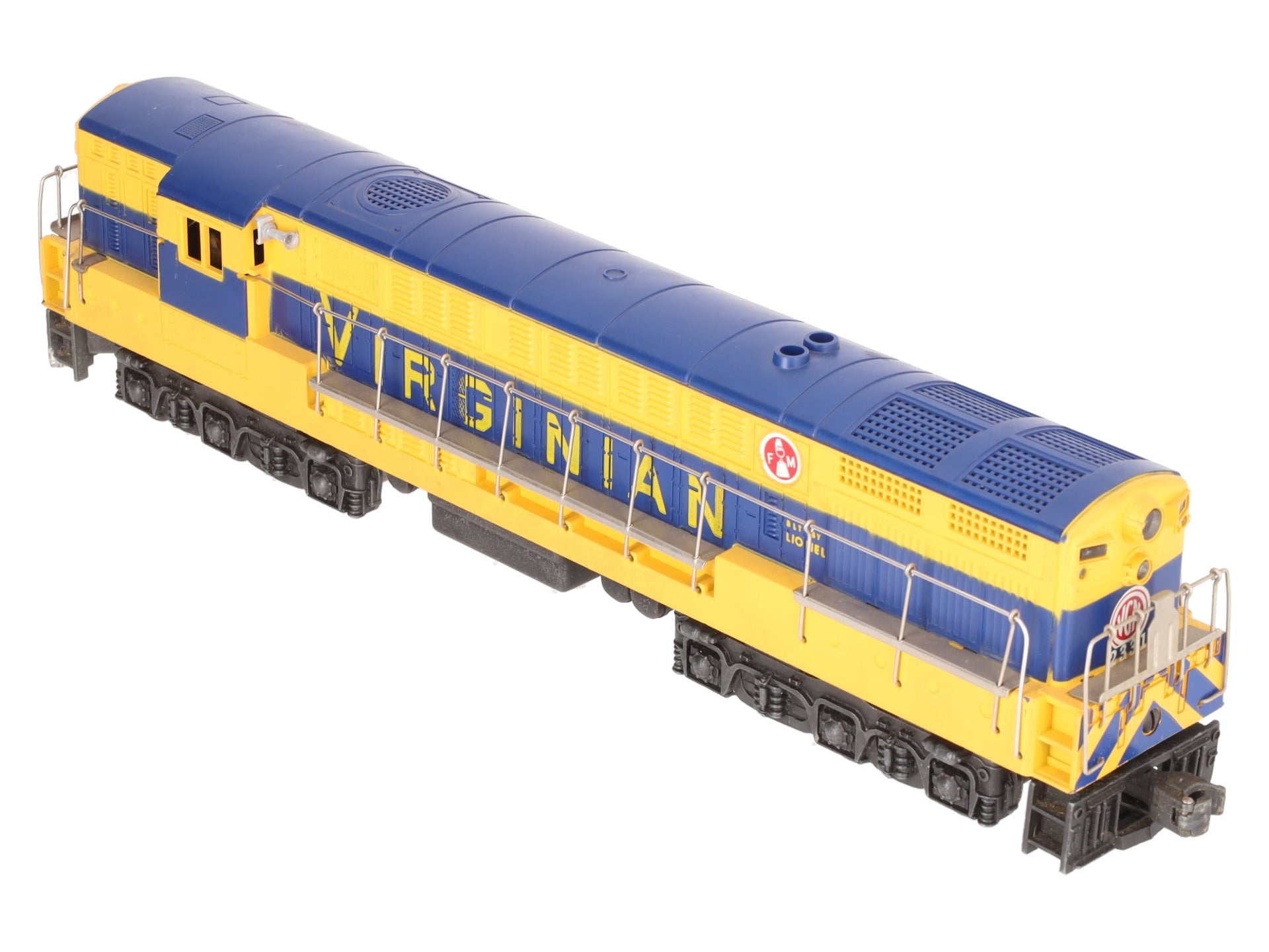 Lionel 2331 Vintage O Virginian FM Trainmaster Powered Diesel Locomotive VG