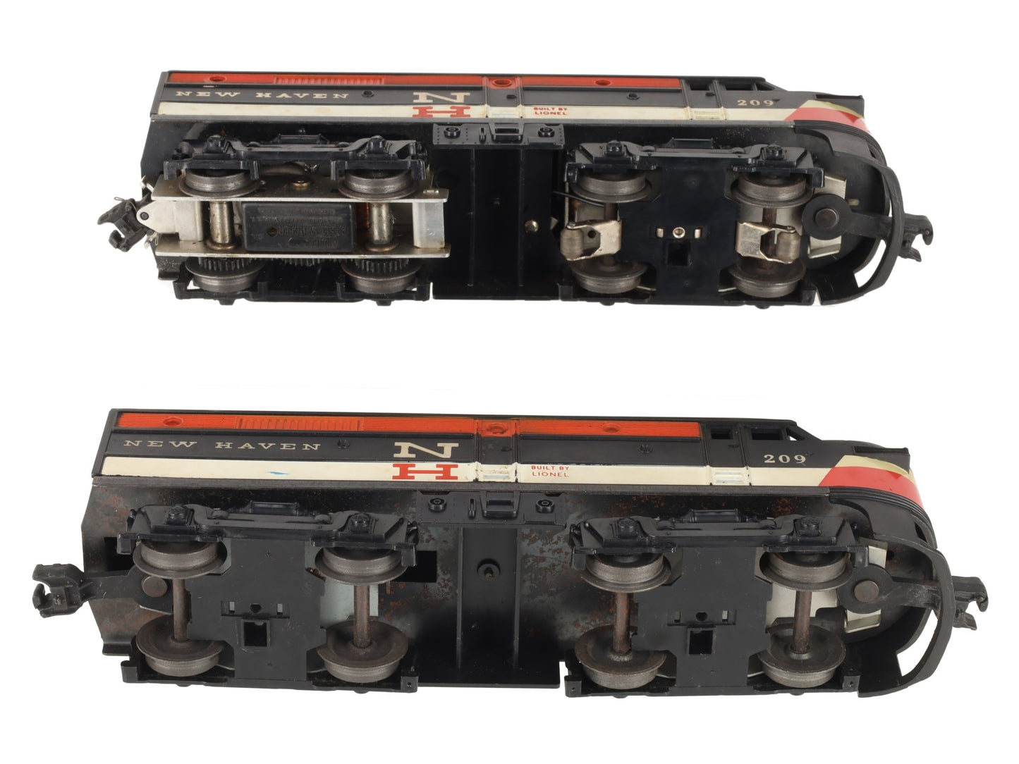 Lionel 209 Vintage O New Haven Alco AA Diesel Locomotive Set VG
