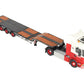 WSI 01-1145 1:50 Scale Wagenborg R Highline 4x2 Tractor, Semi-Low Loader w/ Pipe LN/Box