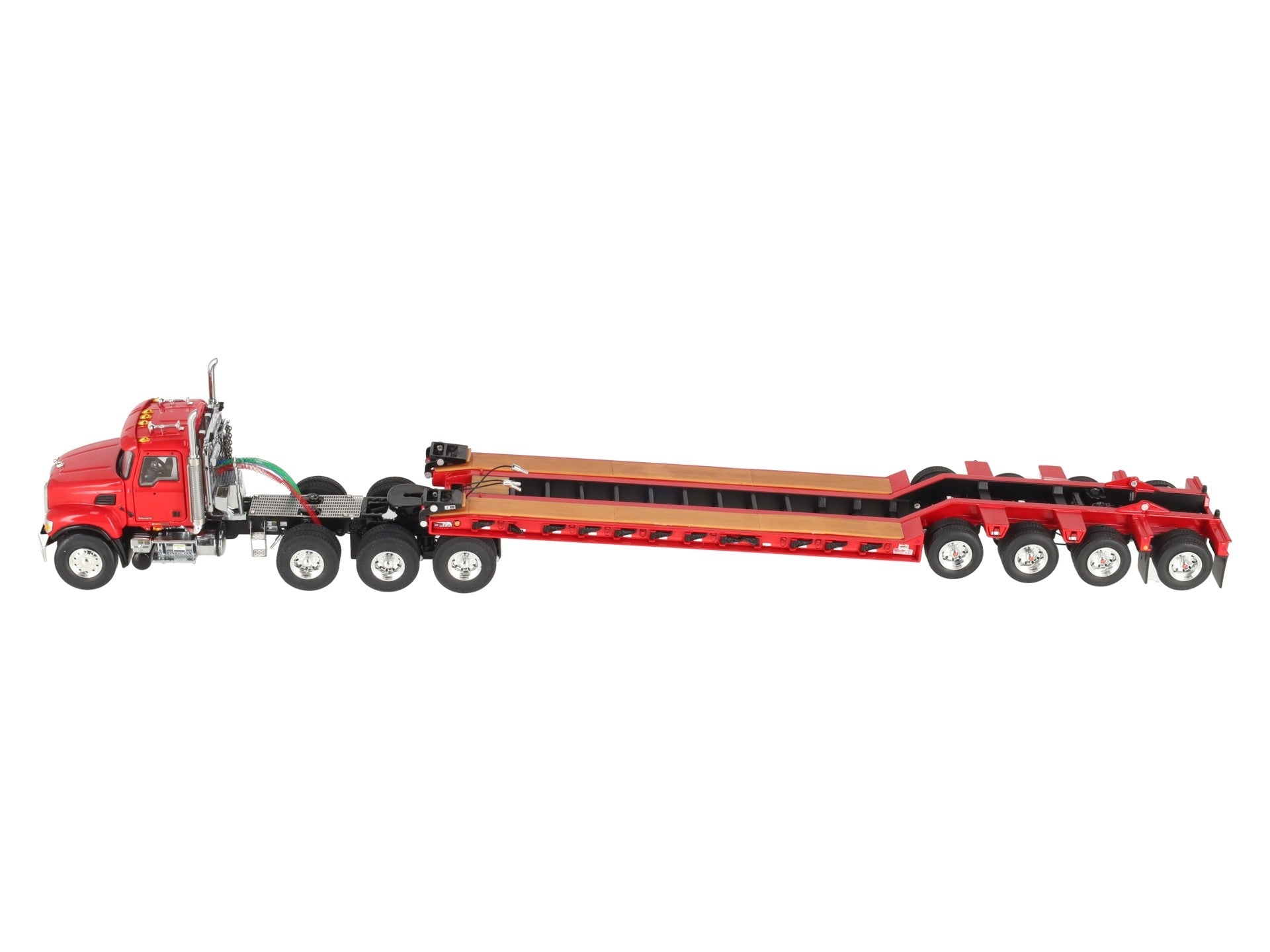 WSI 33-2006 1:50 Mack Granite 8x4 Day Cab with Rogers 4-Axle Flip Lowboy Trailer LN/Box