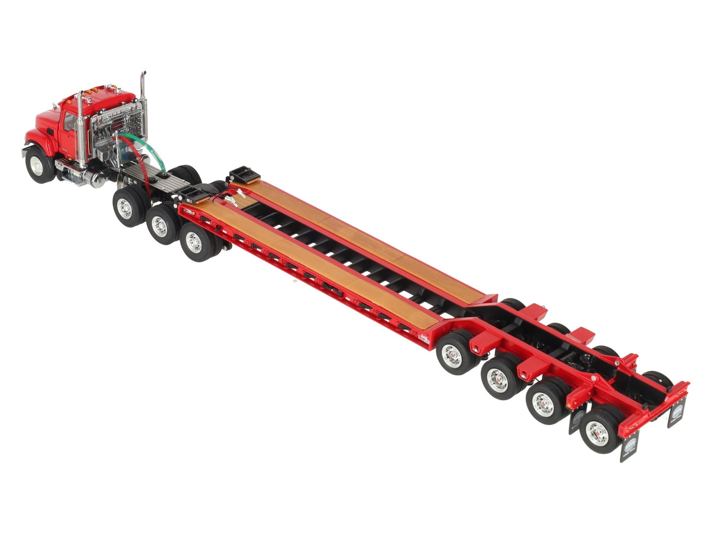 WSI 33-2006 1:50 Mack Granite 8x4 Day Cab with Rogers 4-Axle Flip Lowboy Trailer LN/Box