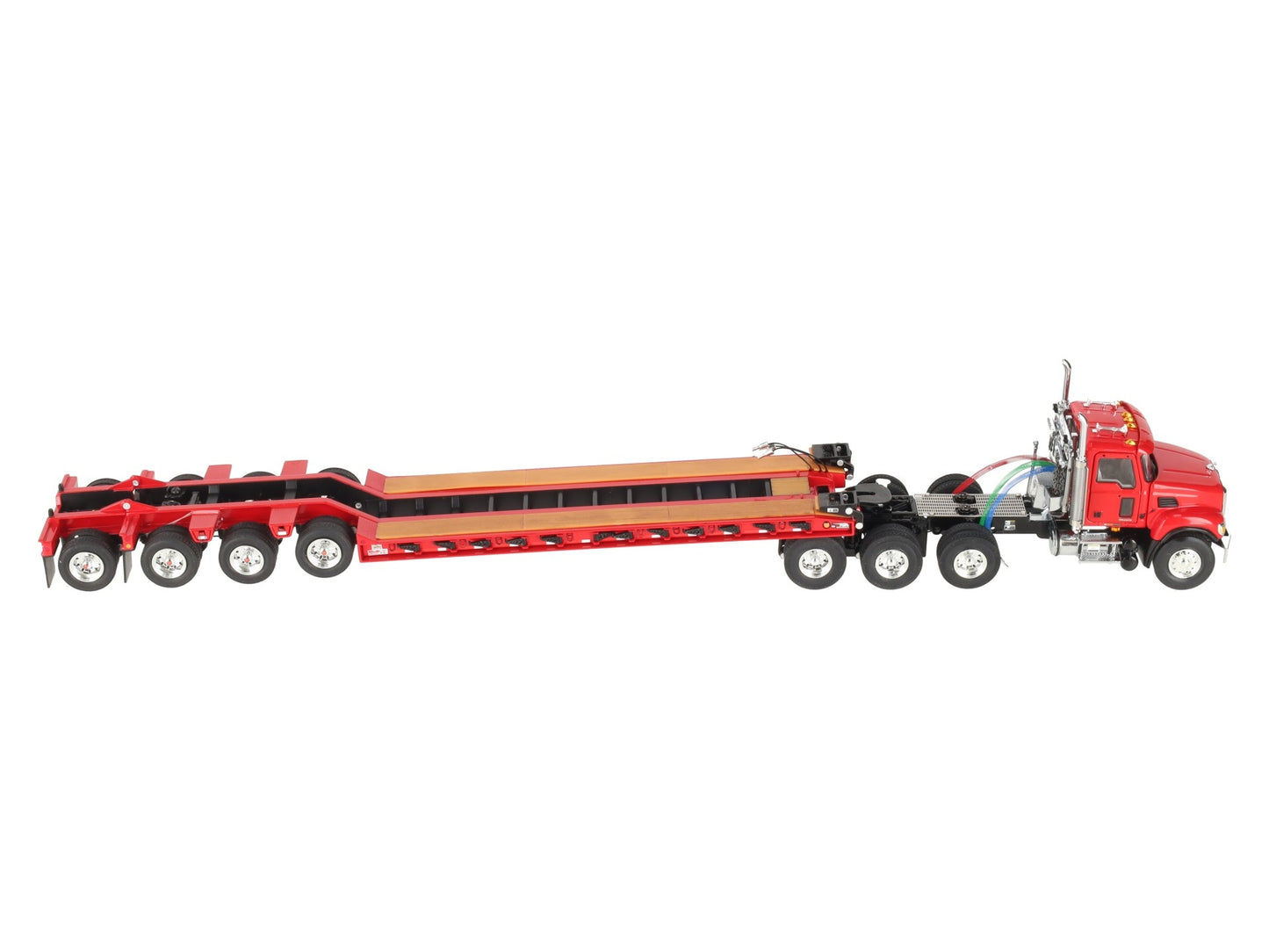 WSI 33-2006 1:50 Mack Granite 8x4 Day Cab with Rogers 4-Axle Flip Lowboy Trailer LN/Box