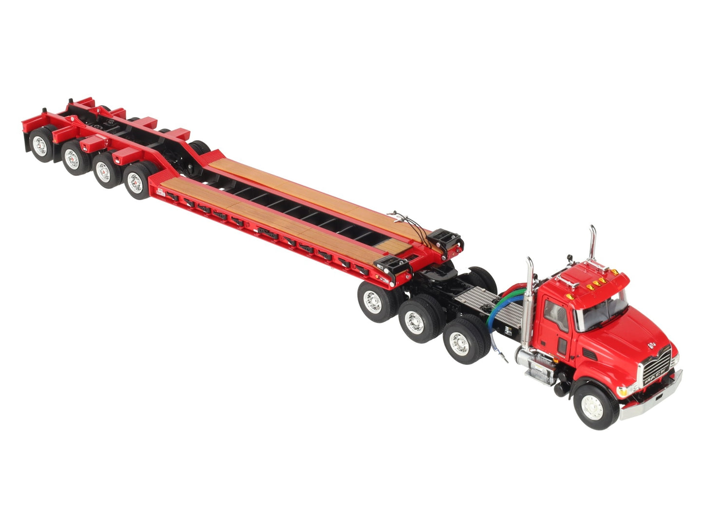WSI 33-2006 1:50 Mack Granite 8x4 Day Cab with Rogers 4-Axle Flip Lowboy Trailer LN/Box