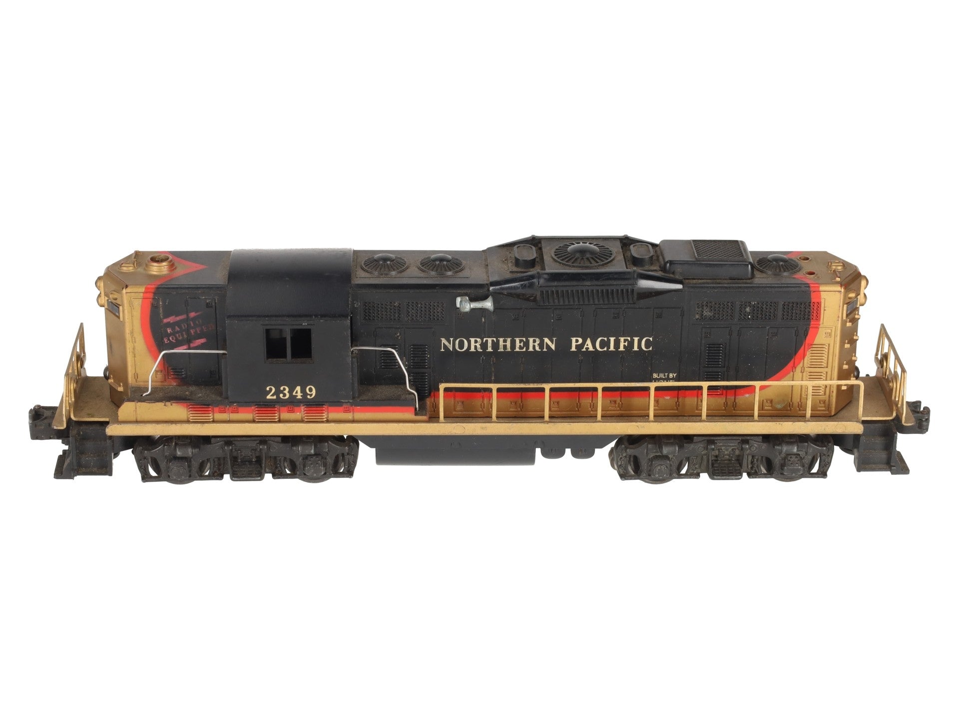 Lionel 2349 Vintage O Northern Pacific GP-9 Diesel Locomotive VG