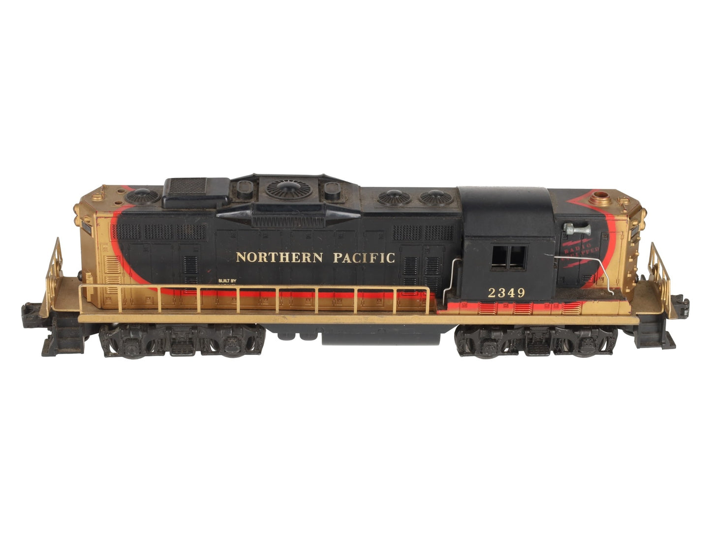 Lionel 2349 Vintage O Northern Pacific GP-9 Diesel Locomotive VG
