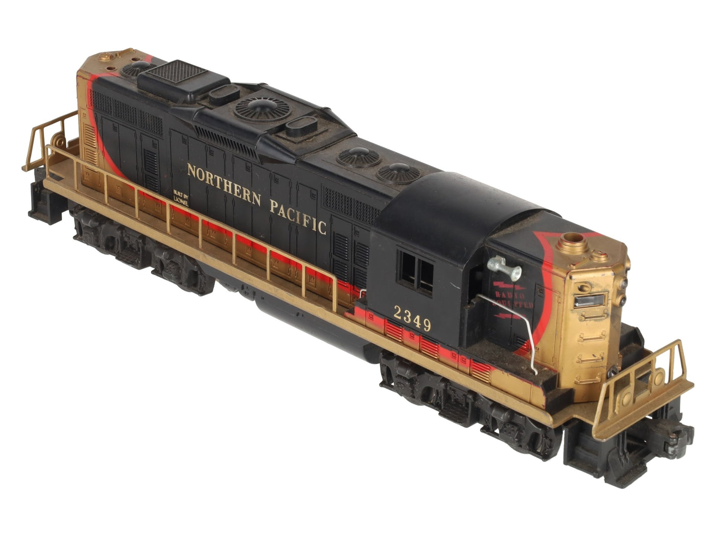 Lionel 2349 Vintage O Northern Pacific GP-9 Diesel Locomotive VG