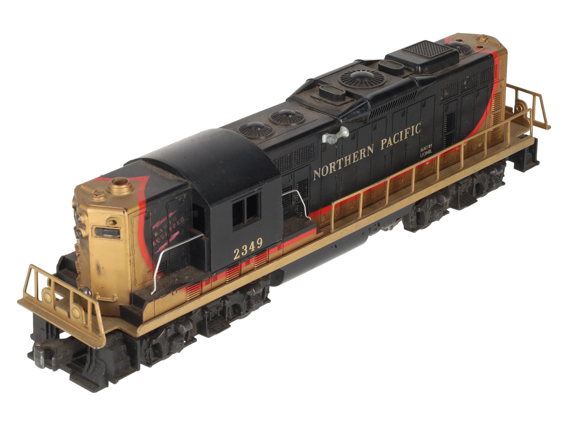 Lionel 2349 Vintage O Northern Pacific GP-9 Diesel Locomotive VG