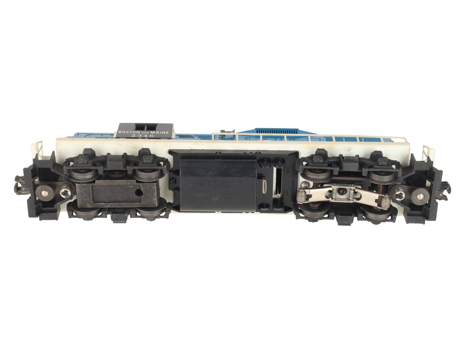 Lionel 2346 Vintage O-Gauge Boston & Maine GP-9 Diesel Locomotive #2346 3-Rail VG