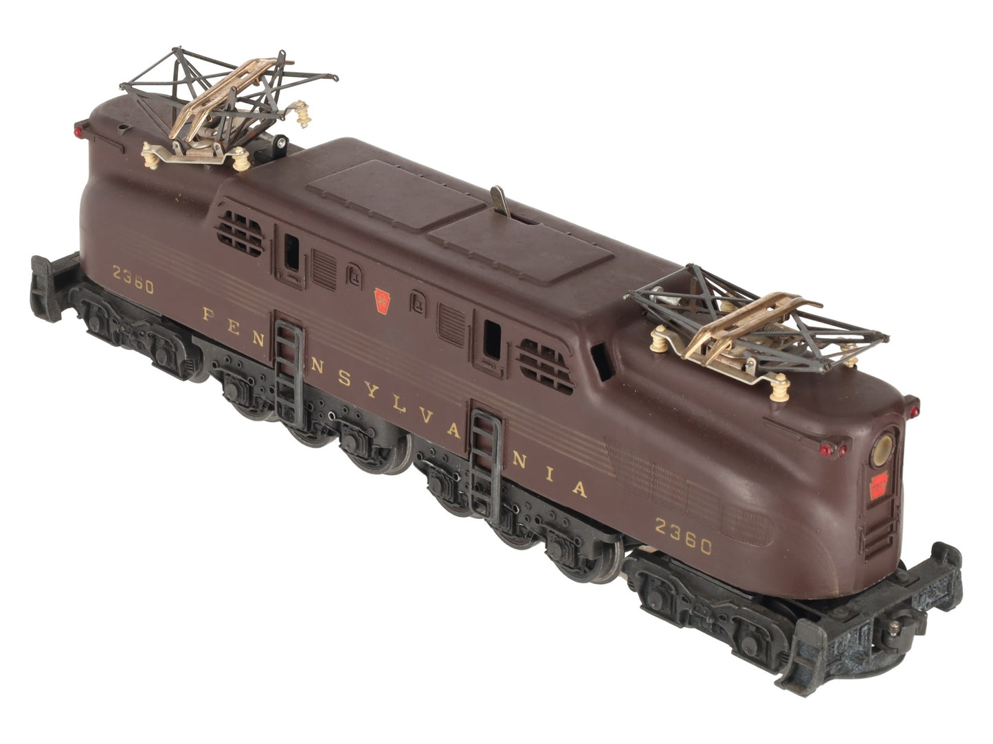 Lionel 2360 Vintage O Pennsylvania 5-Stripe Tuscan GG-1 Electric Locomotive VG